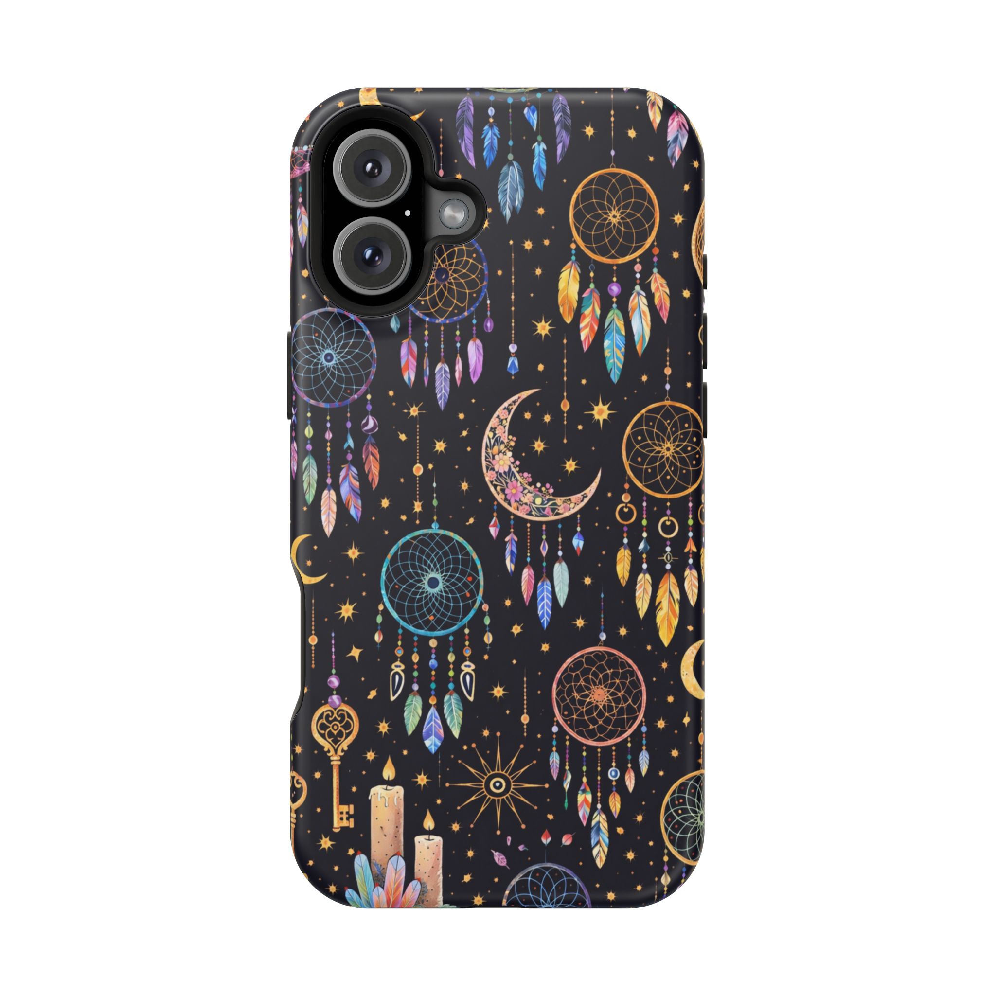 Celestial Dreams – Lunar Dream Catcher Magic iPhone Case - Image 29