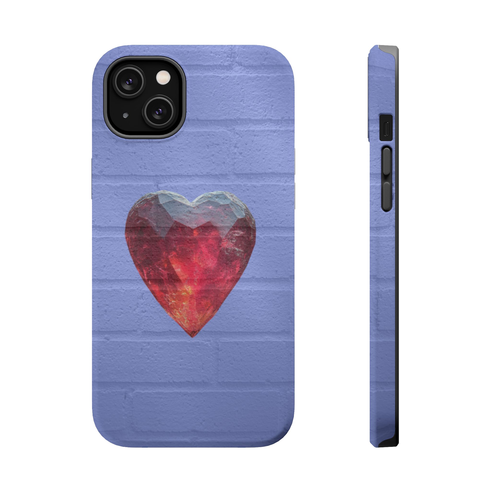 Heartbreaker – Ruby Crystal Heart Glow iPhone Case - Image 7