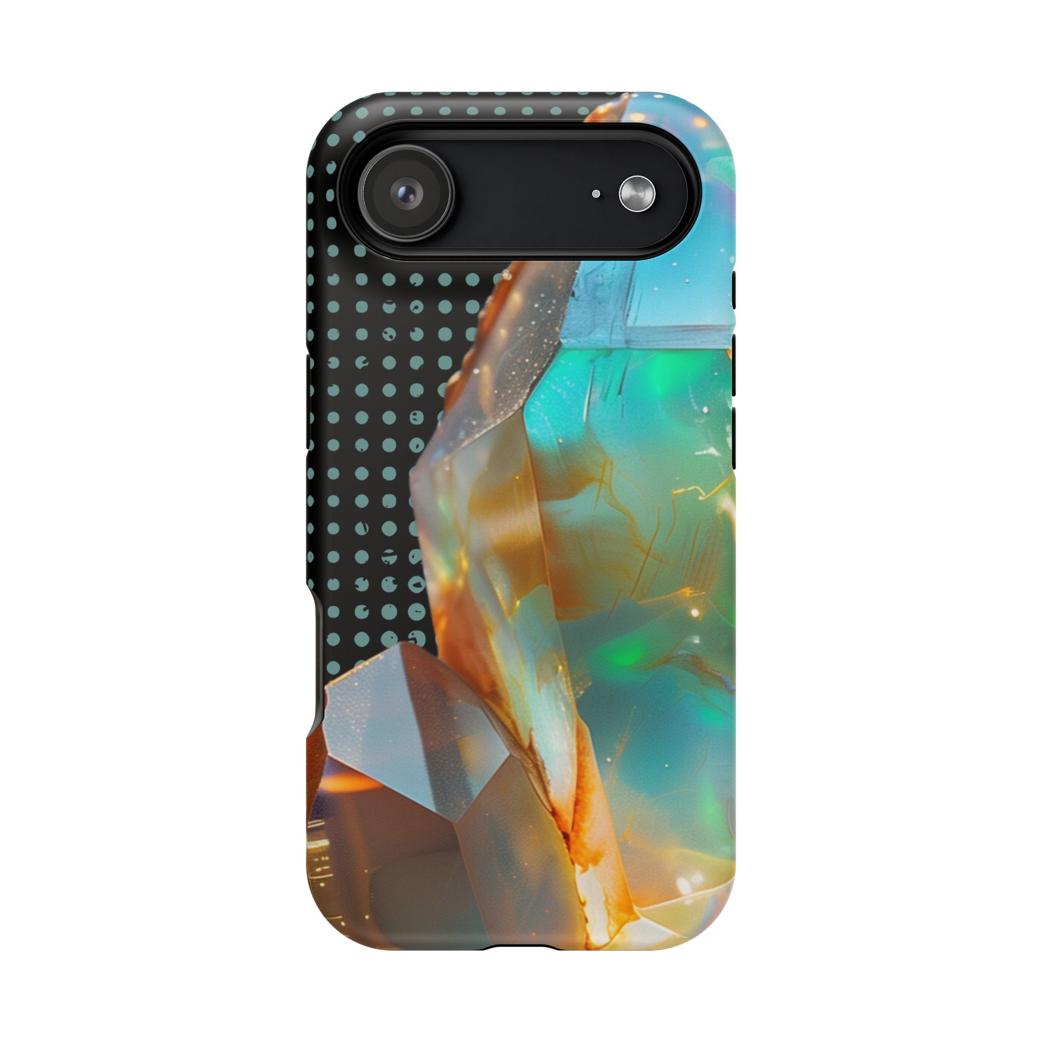 Prism Aura – Opal Iridescent Crystal Glow iPhone Case - Image 36