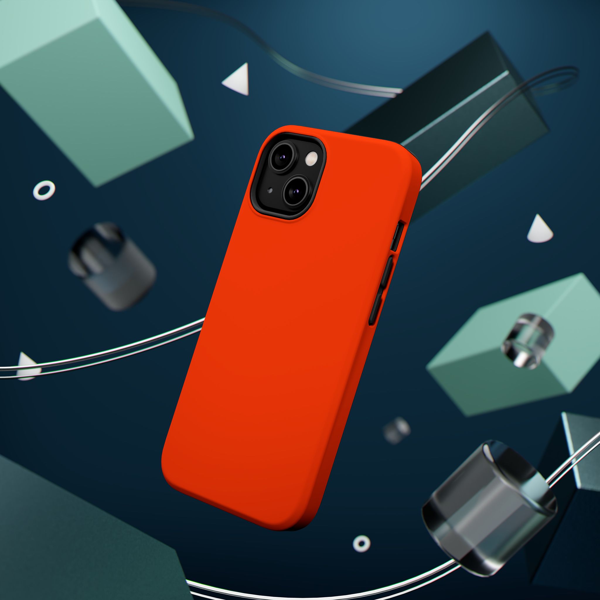 Sunset Orange iPhone Case – Bold Orange - Image 8