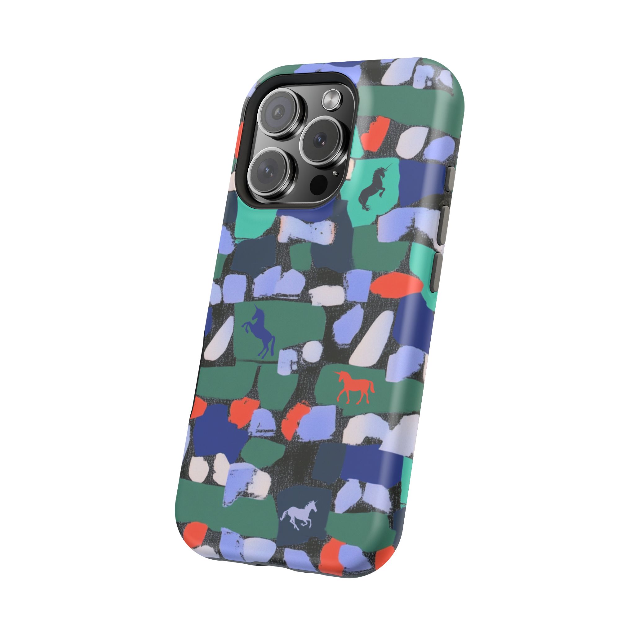Myth Mosaic – Unicorn Fantasy iPhone Case - Image 119