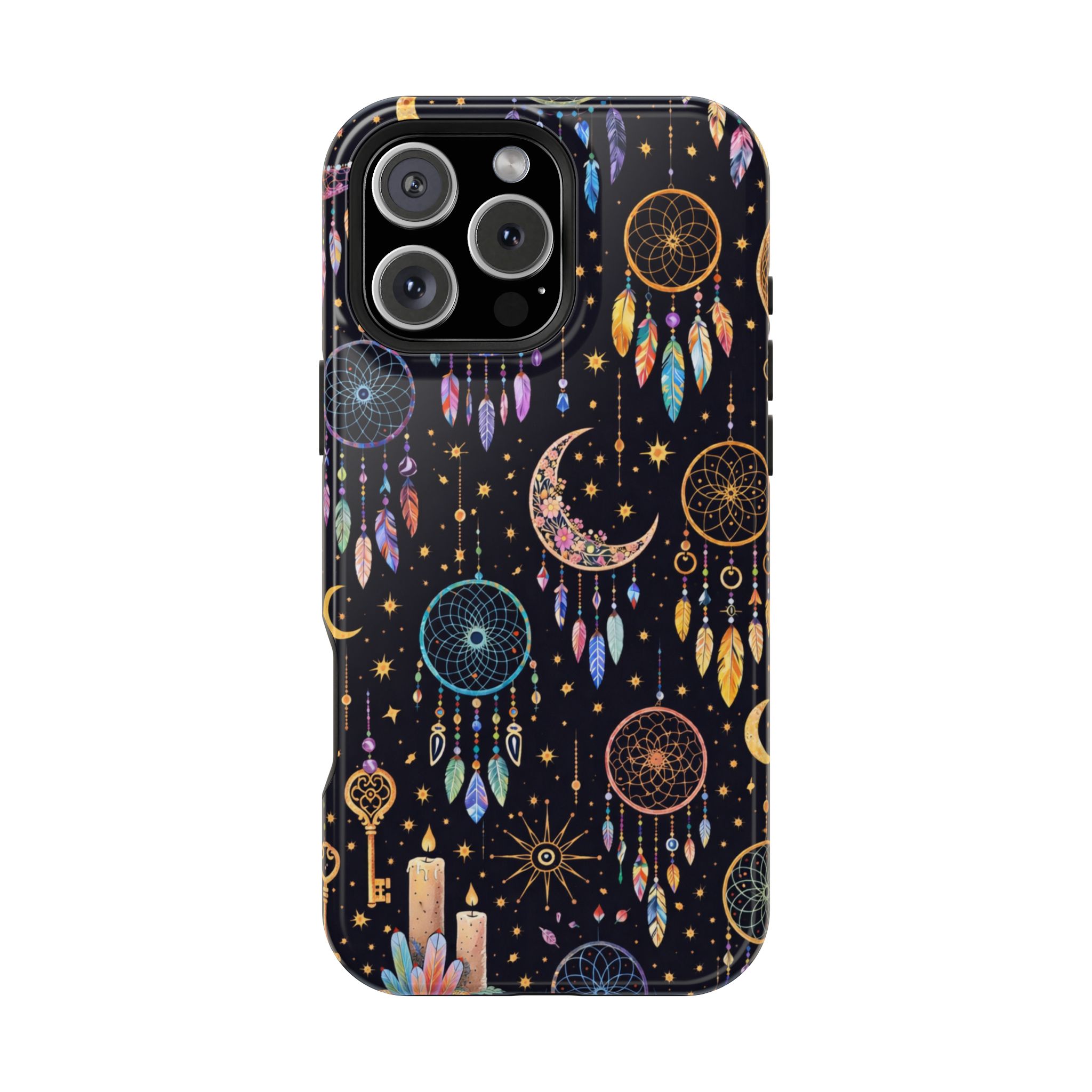 Celestial Dreams – Lunar Dream Catcher Magic iPhone Case - Image 32
