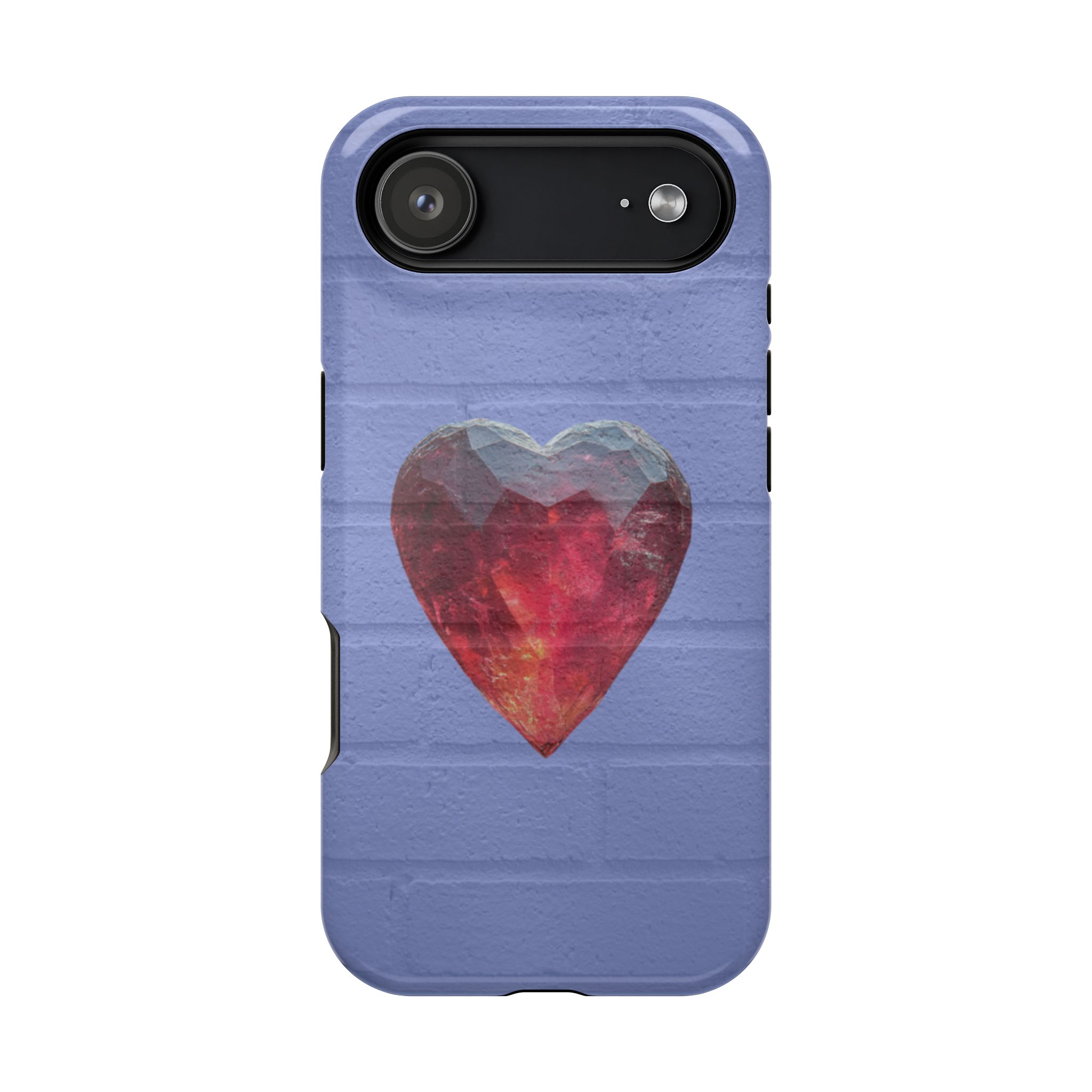 Heartbreaker – Ruby Crystal Heart Glow iPhone Case - Image 35