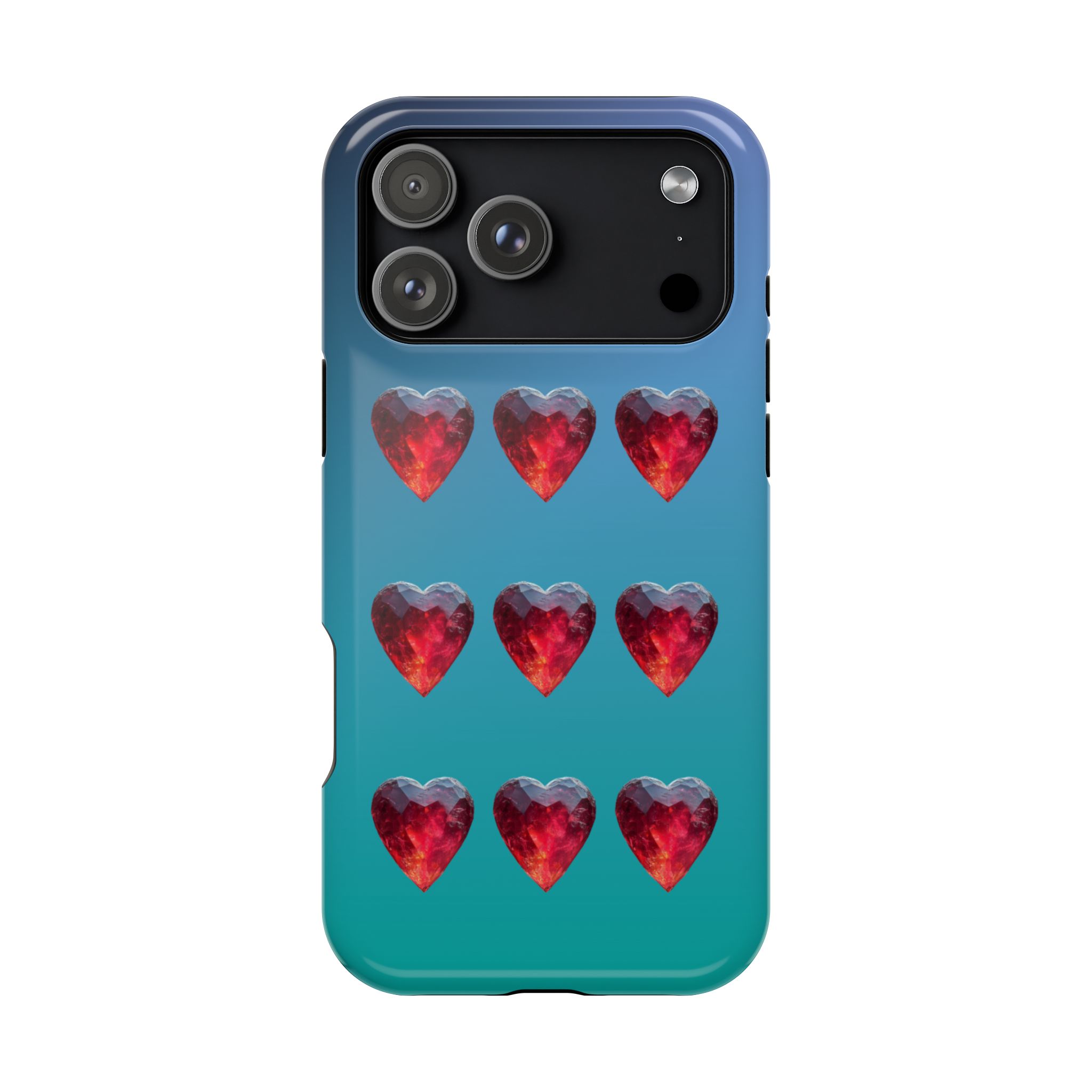 Scarlet Love – Ruby Heart Gems Love iPhone Case - Image 39