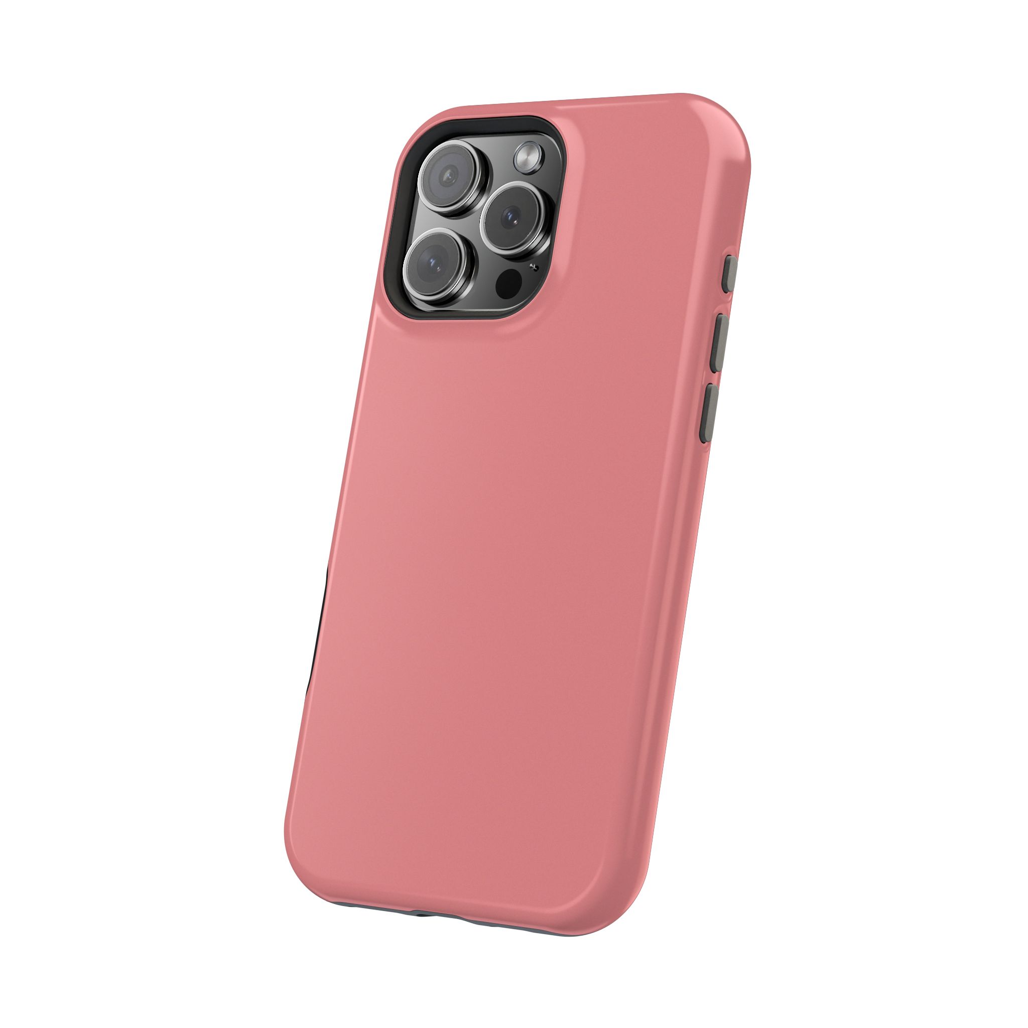Rosewood Red – Soft Rose Red iPhone Case - Image 123