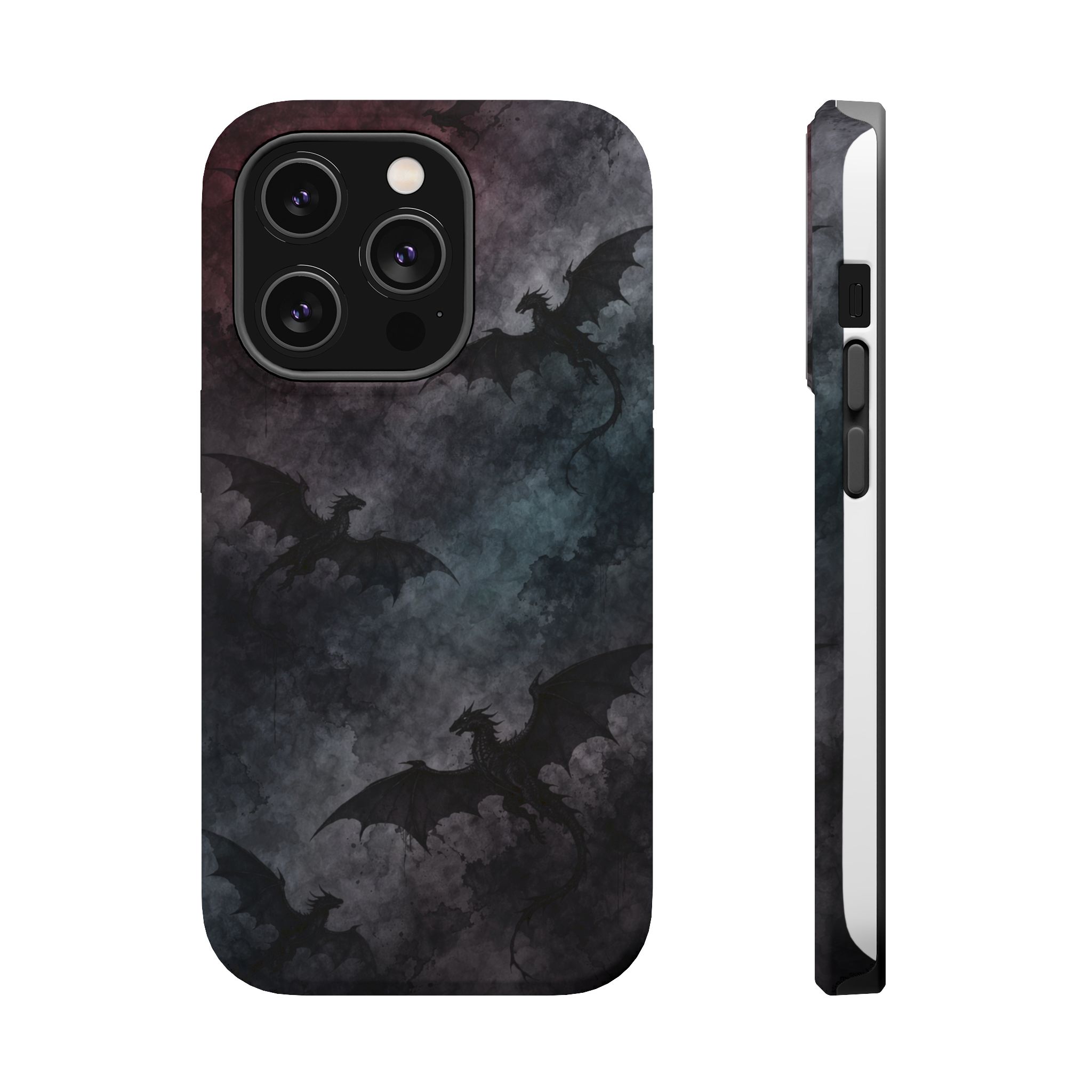 Shadow Flight – Dark Dragon Gothic iPhone Case - Image 5