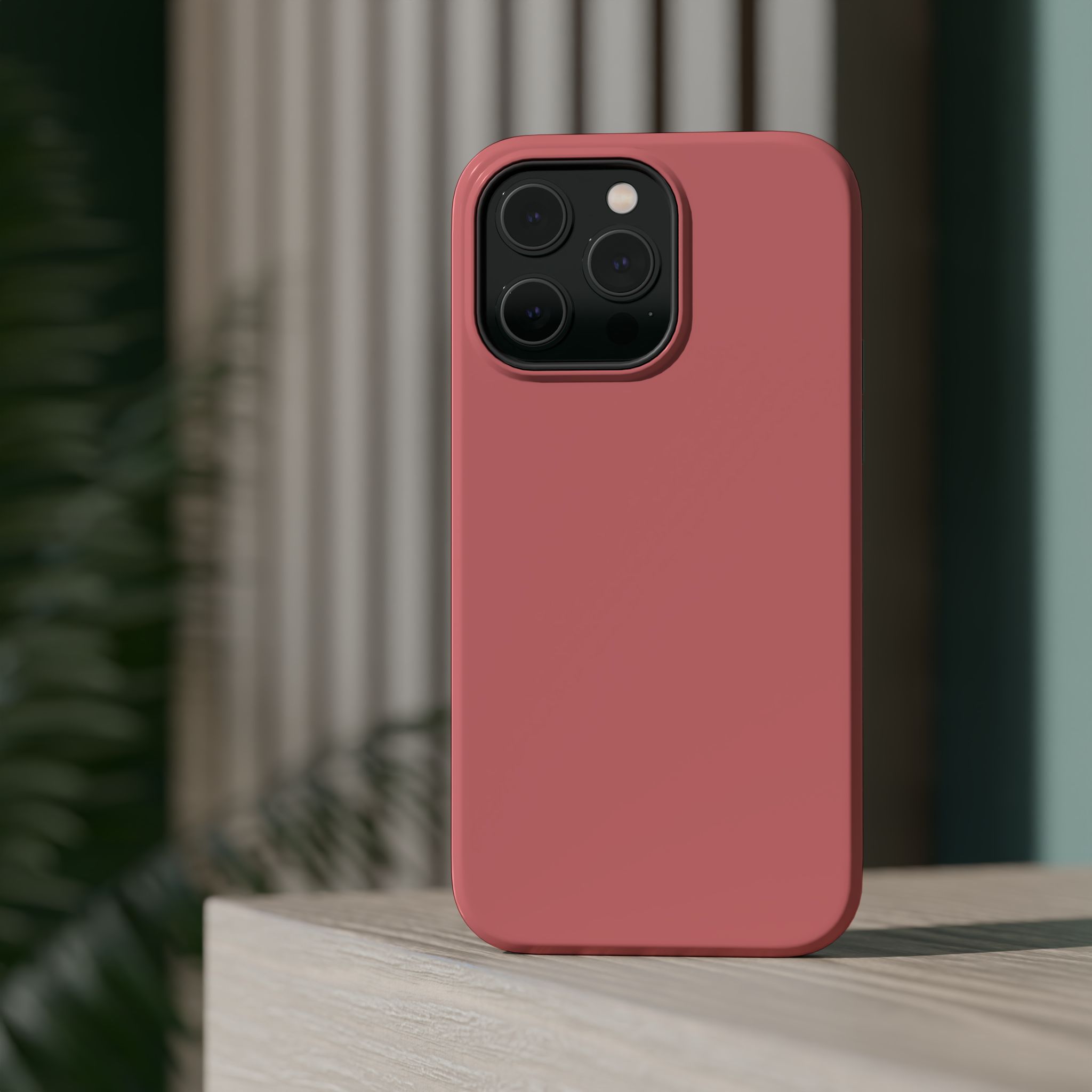 Rosewood Red – Soft Rose Red iPhone Case - Image 29
