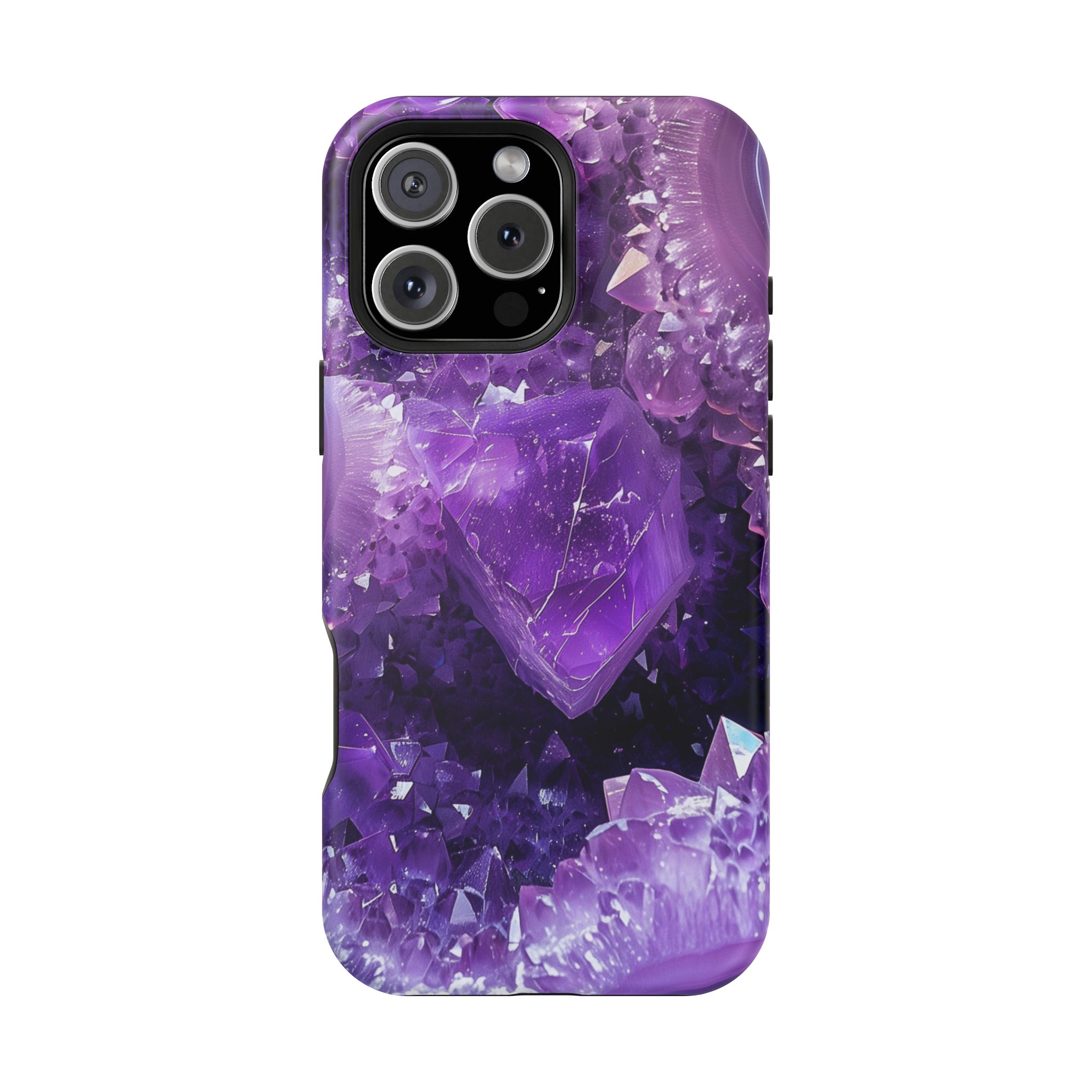 Violet Vice – Amethyst Geode Crystal iPhone Case - Image 33
