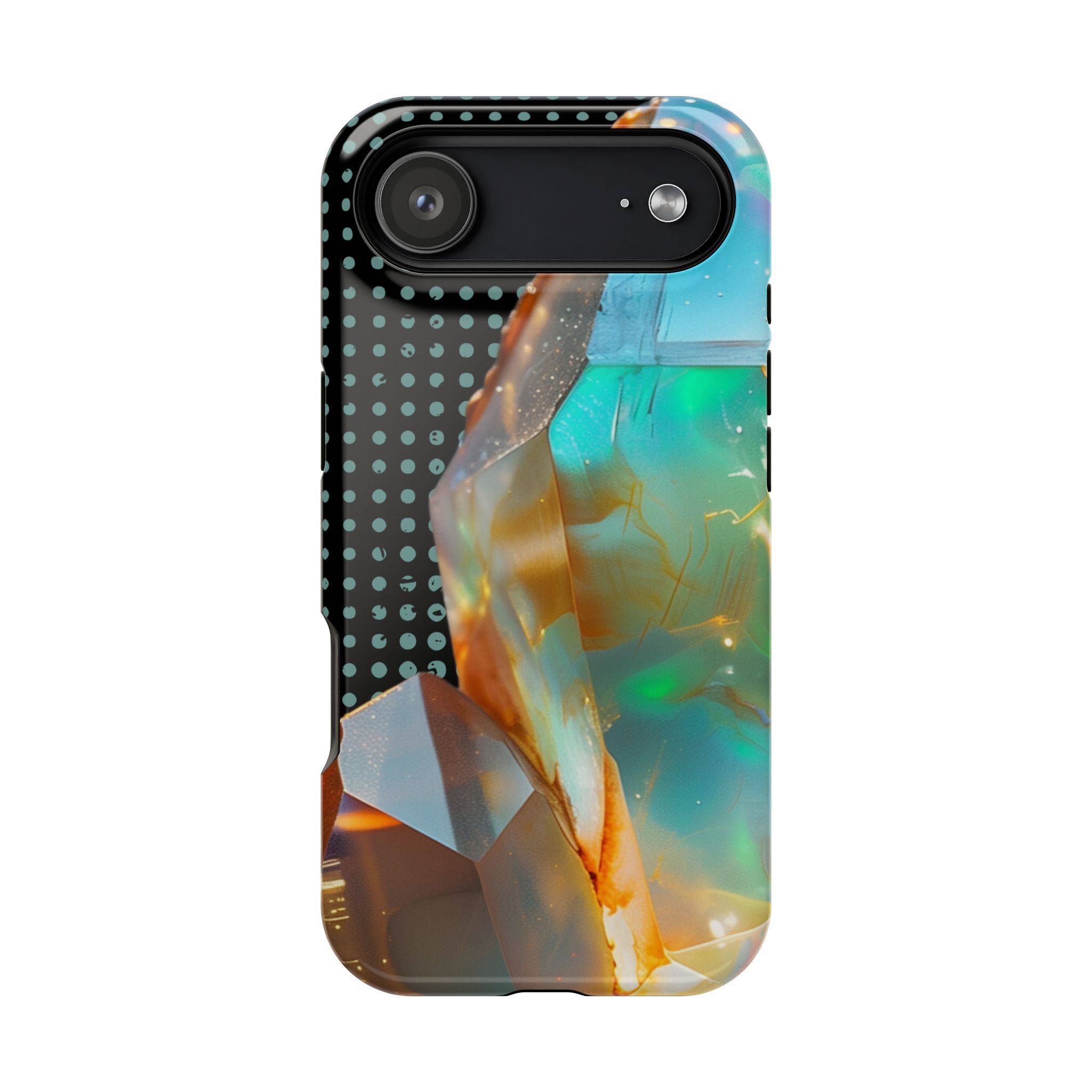 Prism Aura – Opal Iridescent Crystal Glow iPhone Case - Image 35