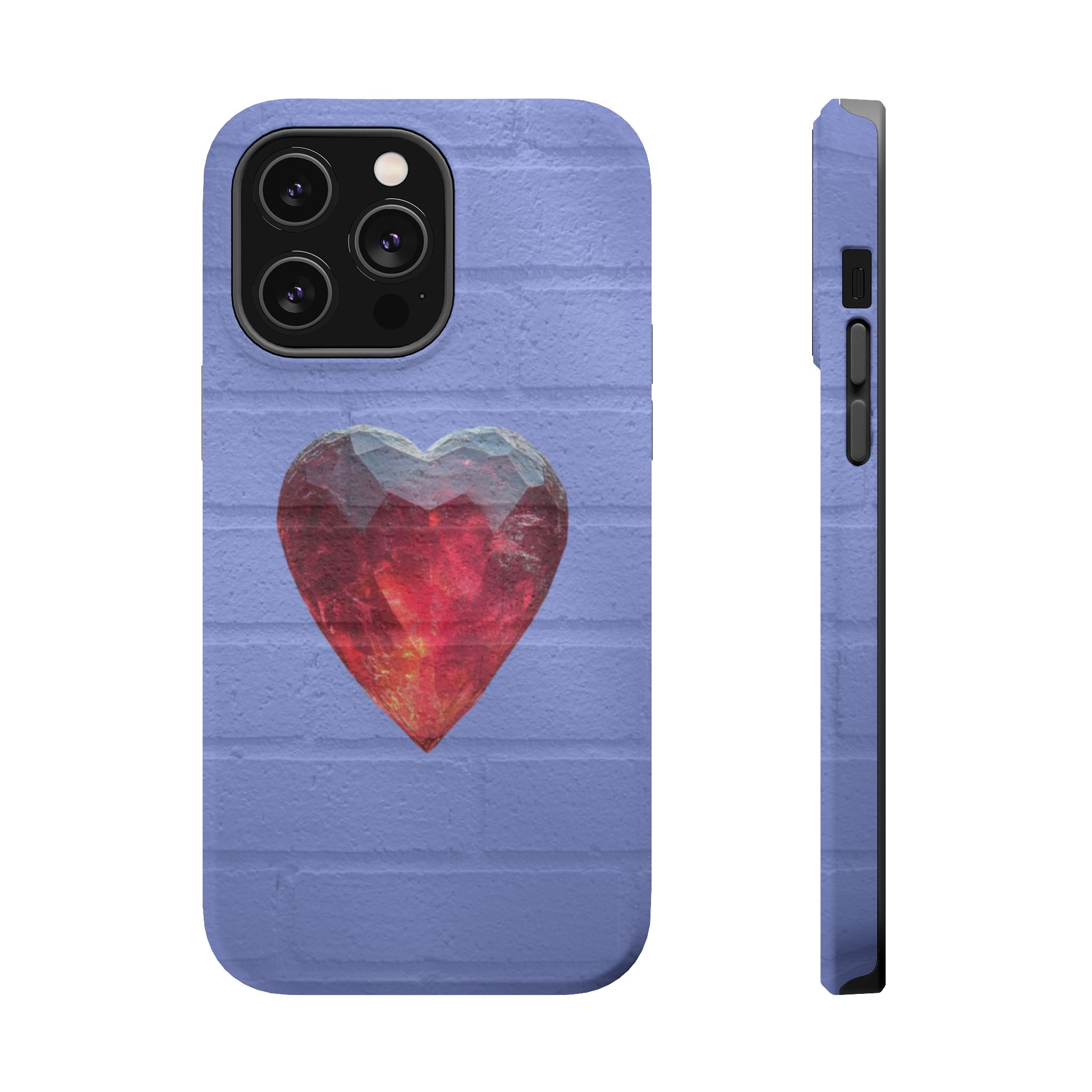 Heartbreaker – Ruby Crystal Heart Glow iPhone Case - Image 9