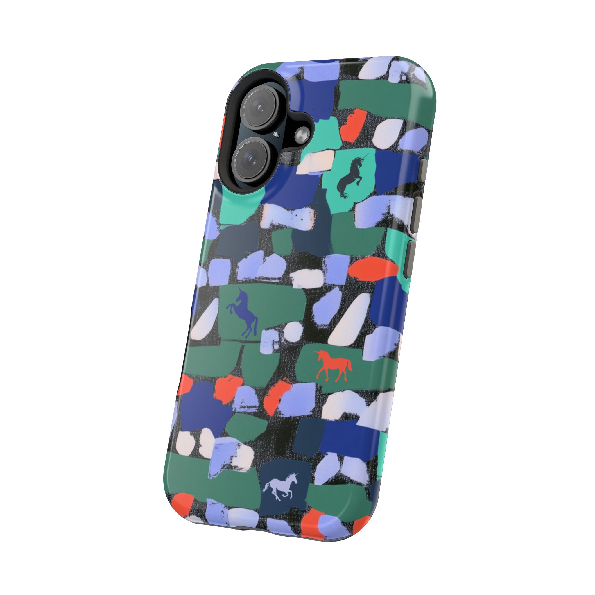 Myth Mosaic – Unicorn Fantasy iPhone Case - Image 99