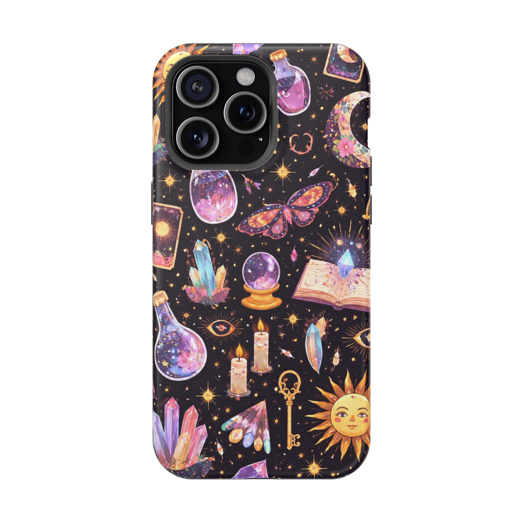 Cosmic Alchemy – Mystical Celestial Magic iPhone Case - Image 25