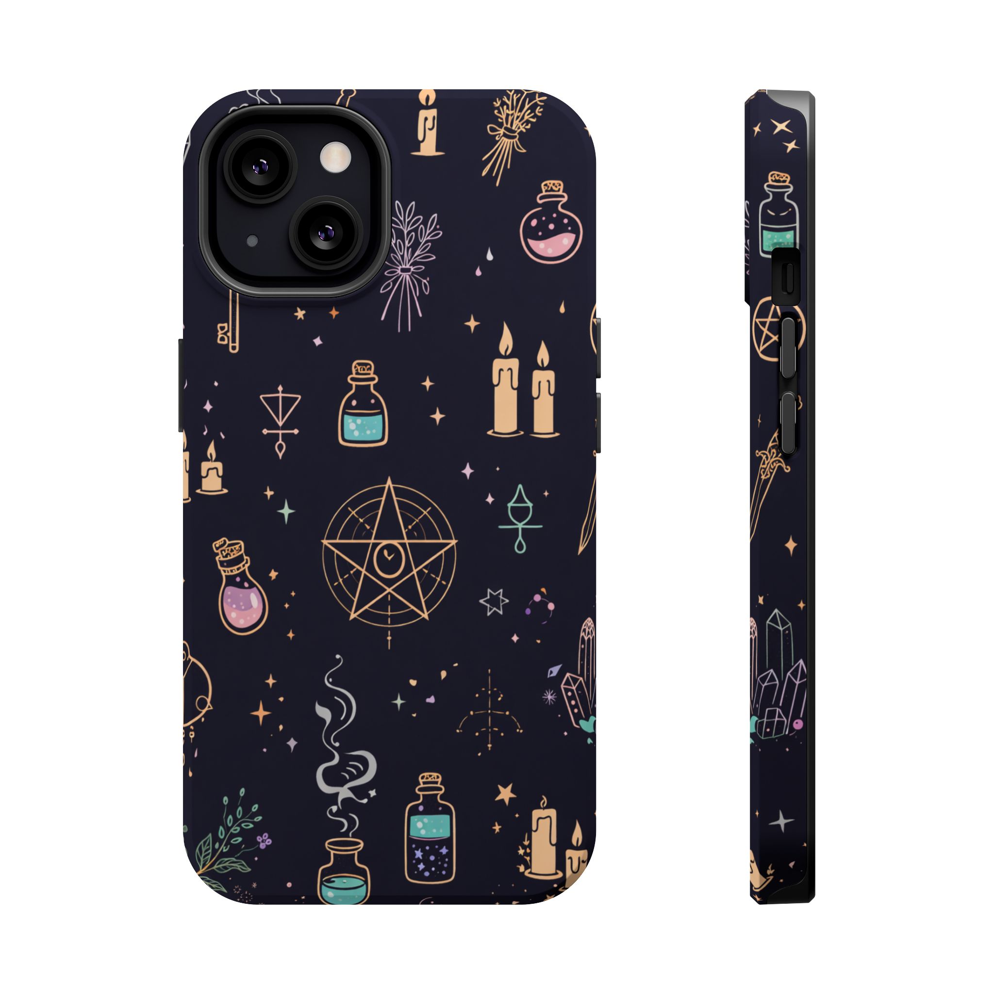 Coven Symbols – Witchcraft Icons Magic iPhone Case - Image 11