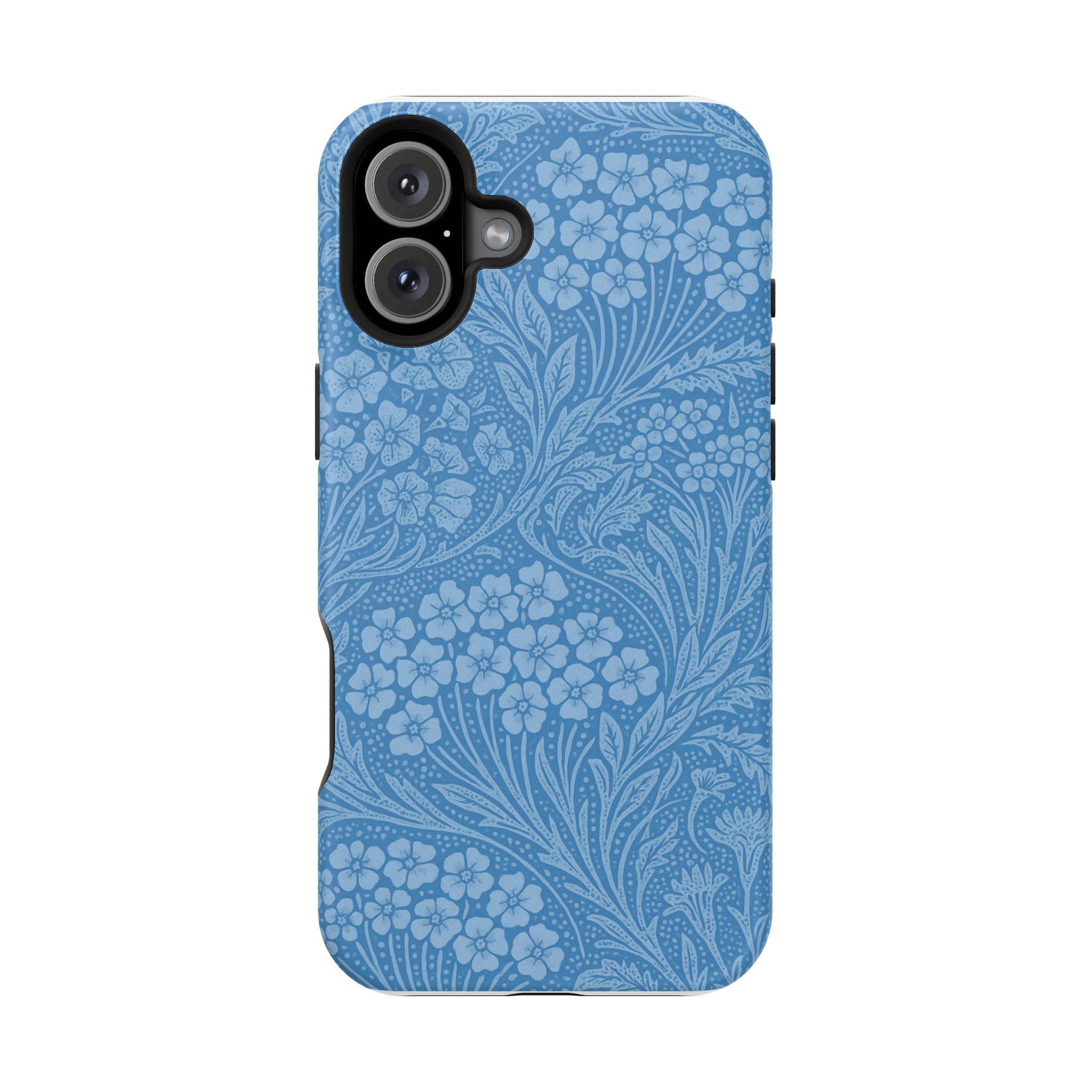 Blue Meadow – Soft Sky Floral Pattern iPhone Case - Image 30