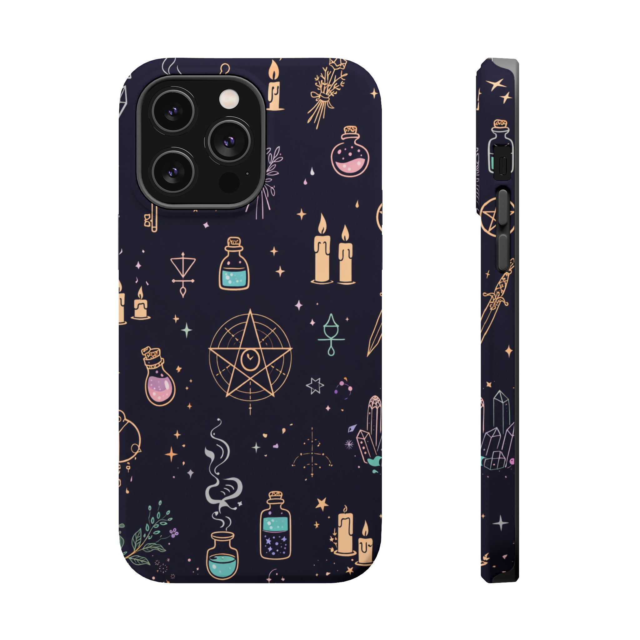 Coven Symbols – Witchcraft Icons Magic iPhone Case - Image 9