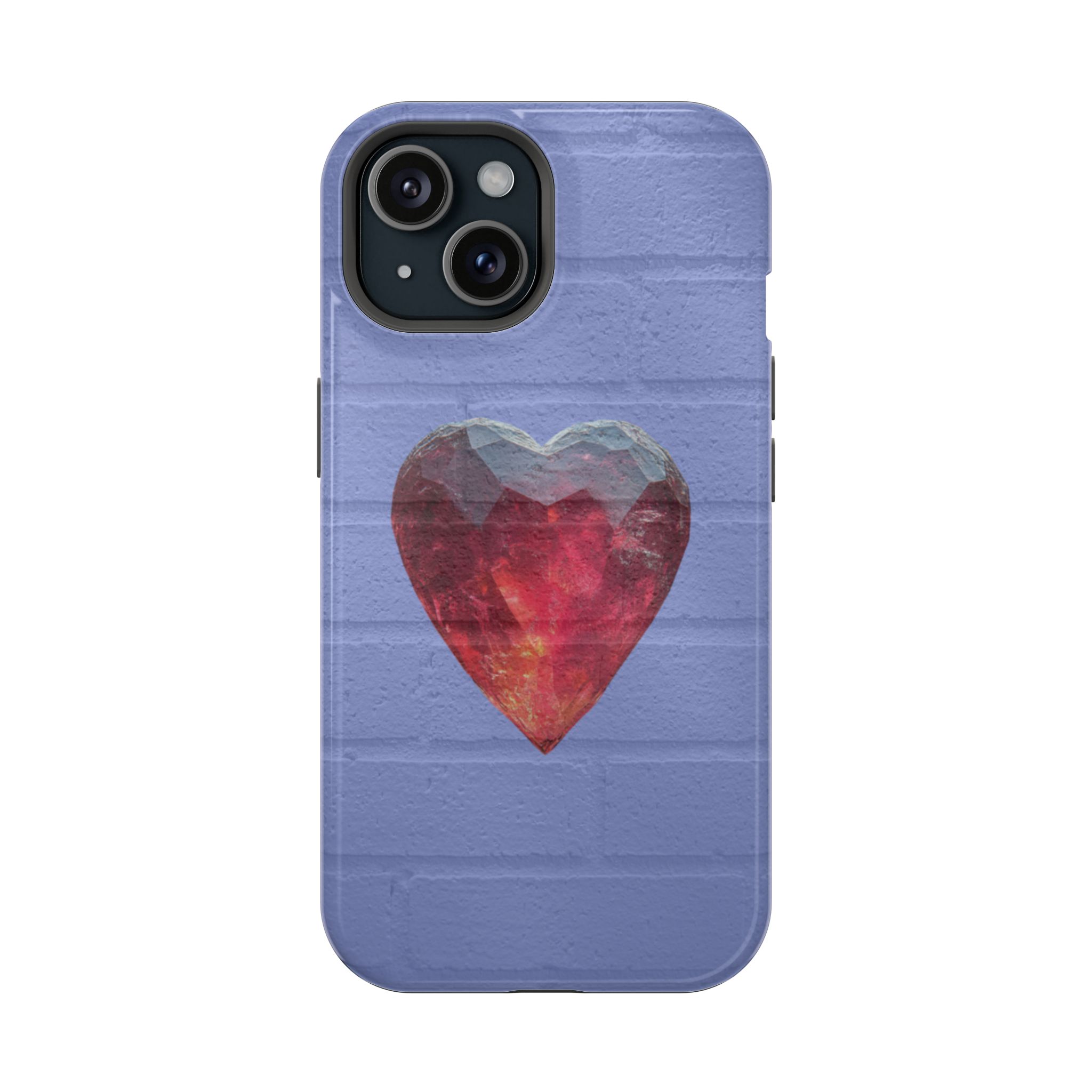 Heartbreaker – Ruby Crystal Heart Glow iPhone Case - Image 18