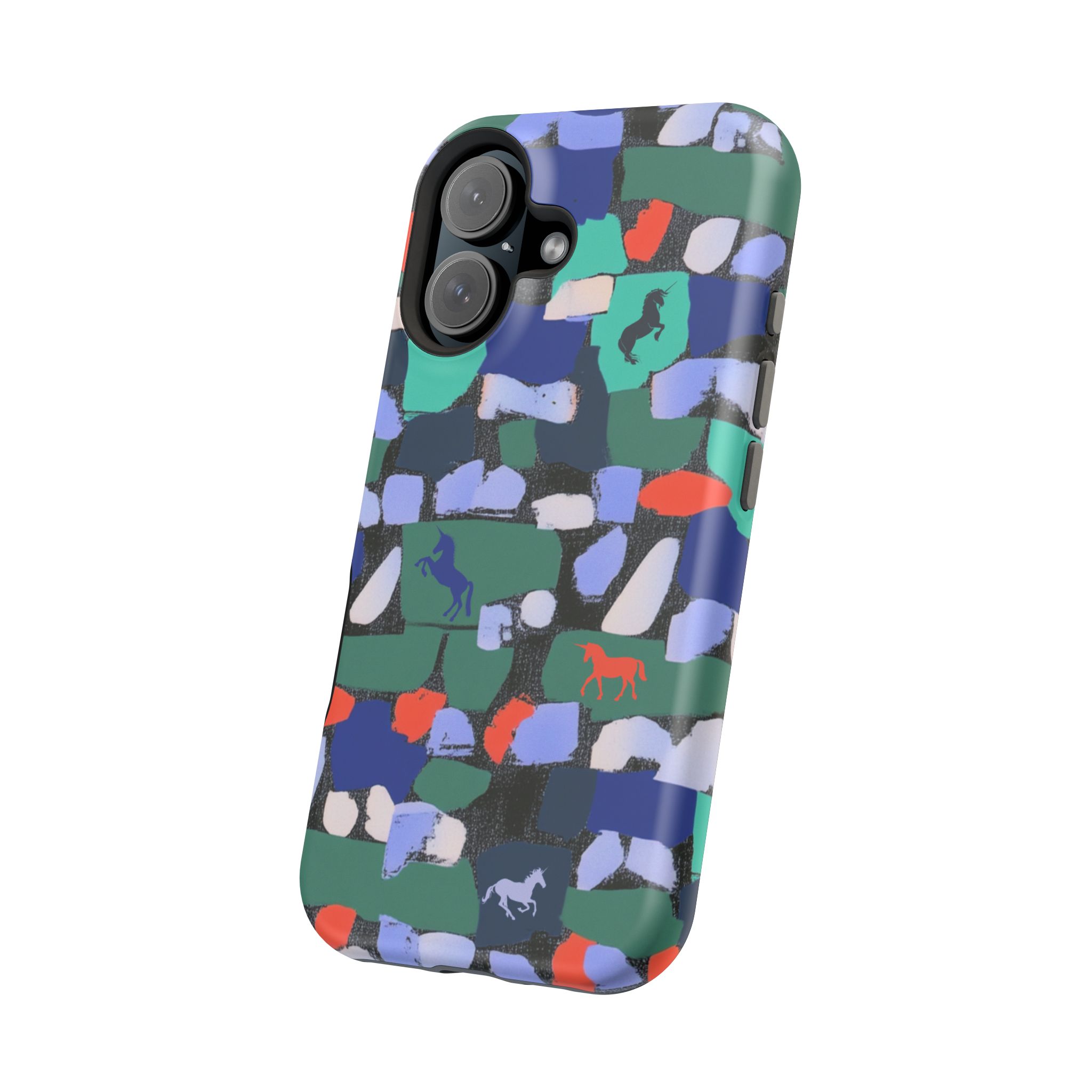 Myth Mosaic – Unicorn Fantasy iPhone Case - Image 103