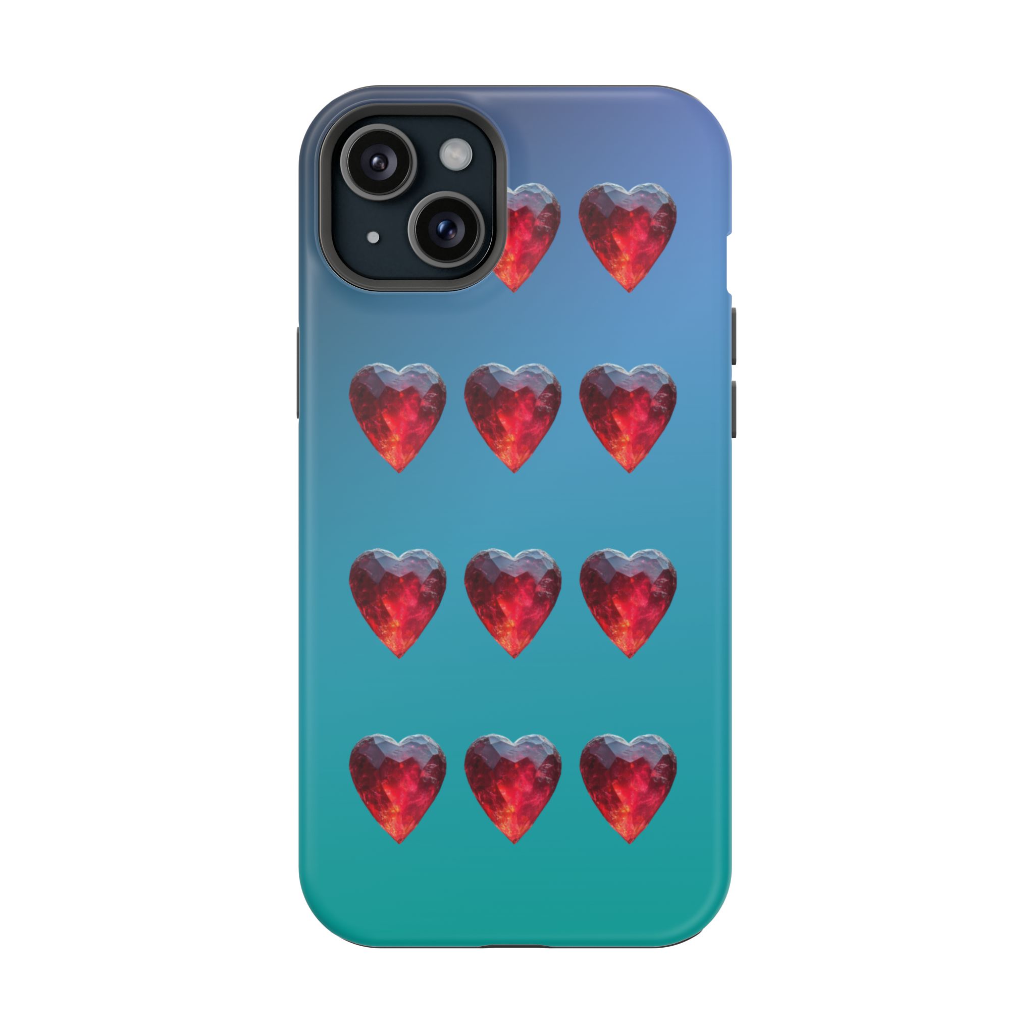 Scarlet Love – Ruby Heart Gems Love iPhone Case - Image 23