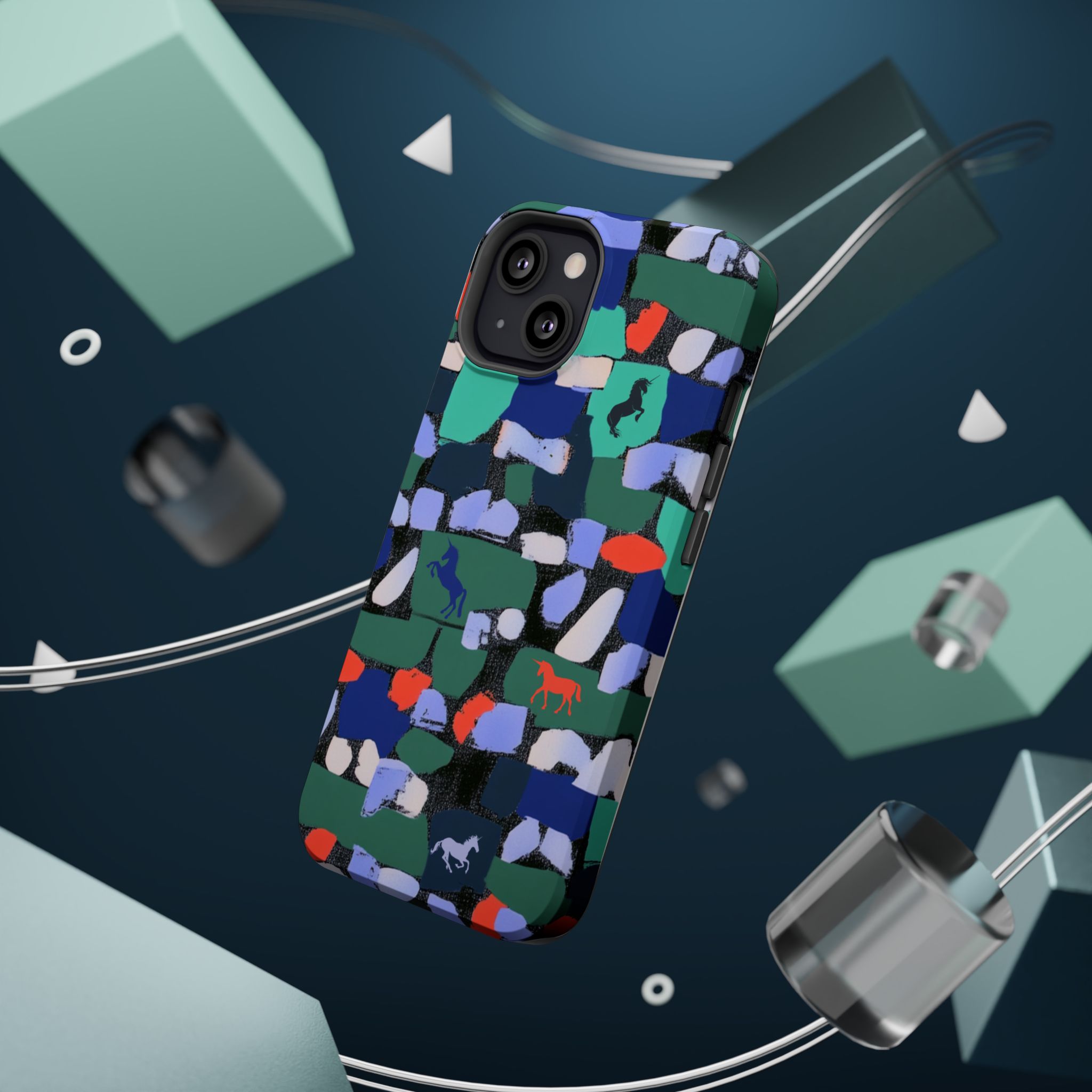 Myth Mosaic – Unicorn Fantasy iPhone Case - Image 36