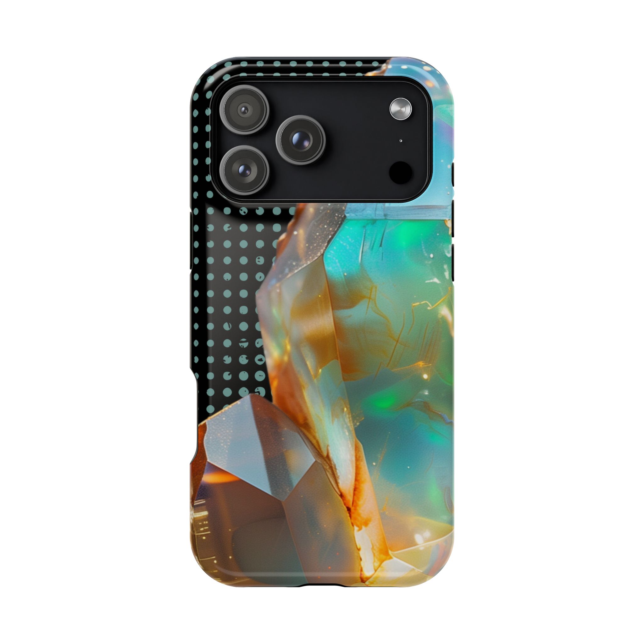 Prism Aura – Opal Iridescent Crystal Glow iPhone Case - Image 39