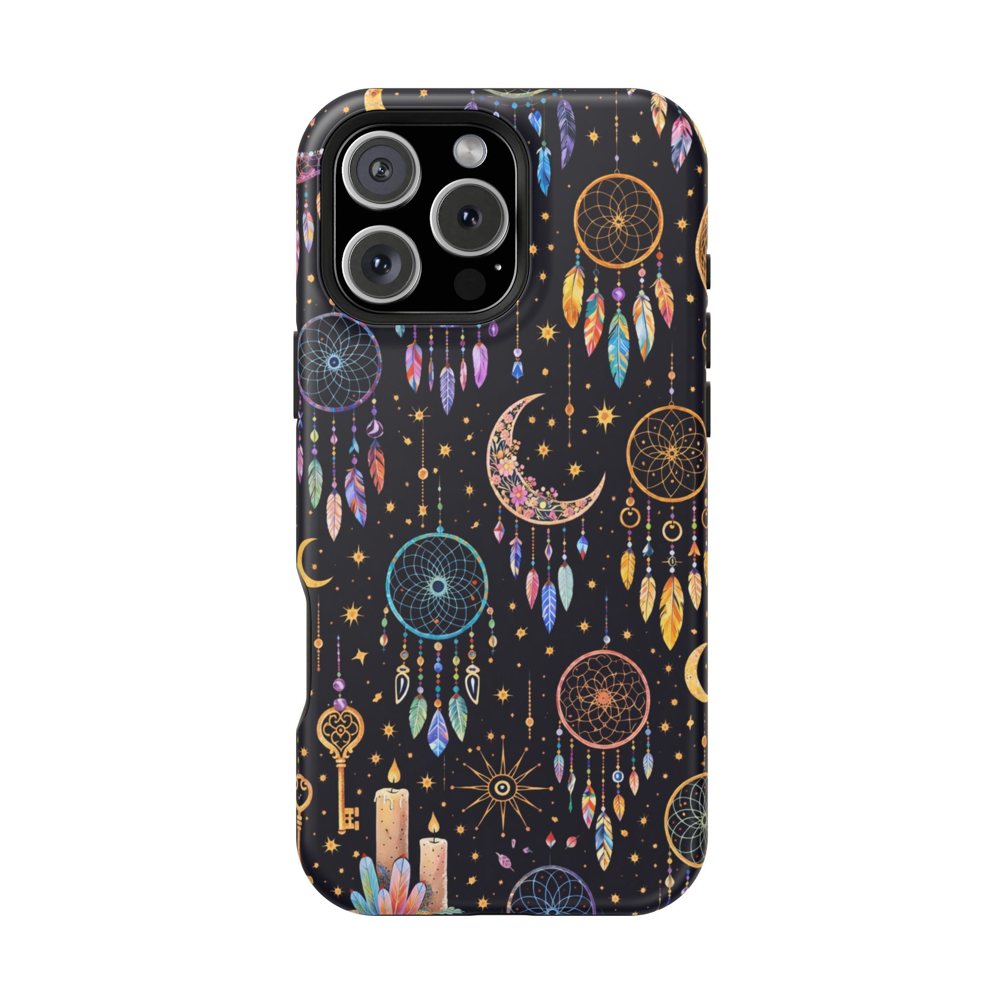 Celestial Dreams – Lunar Dream Catcher Magic iPhone Case - Image 33