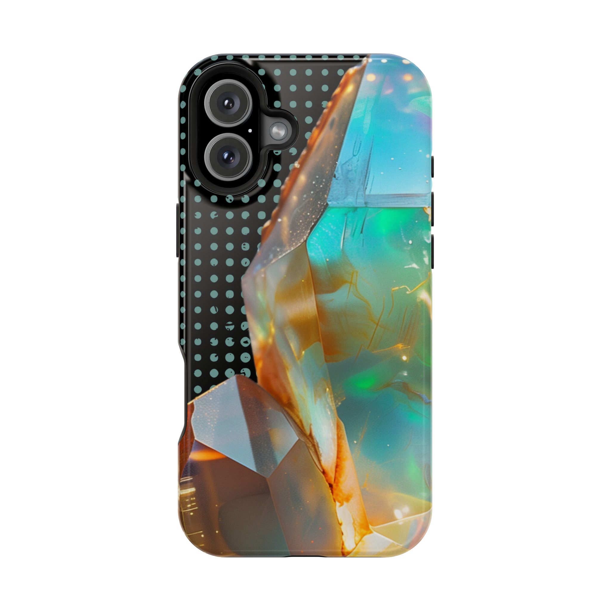 Prism Aura – Opal Iridescent Crystal Glow iPhone Case - Image 28