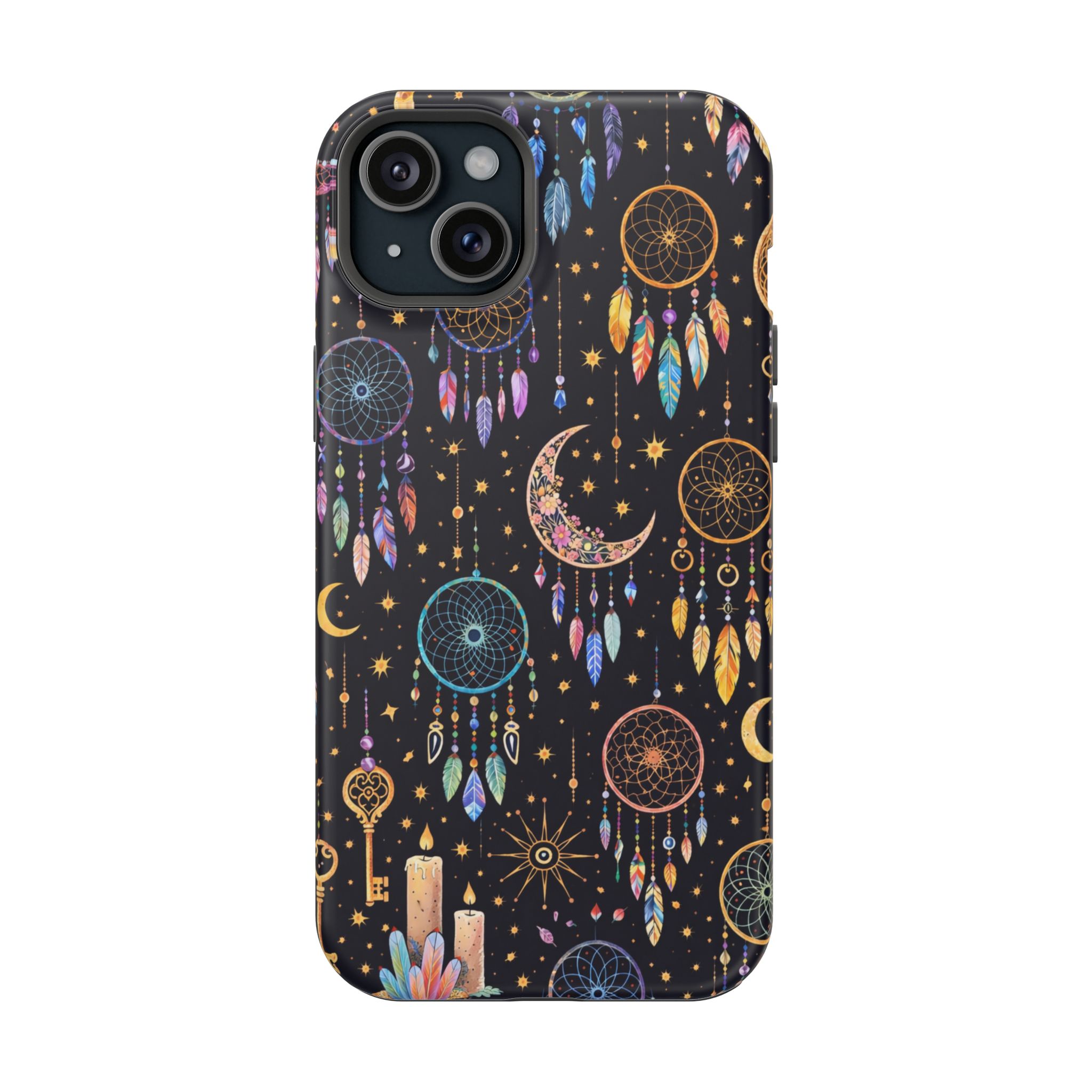 Celestial Dreams – Lunar Dream Catcher Magic iPhone Case - Image 23