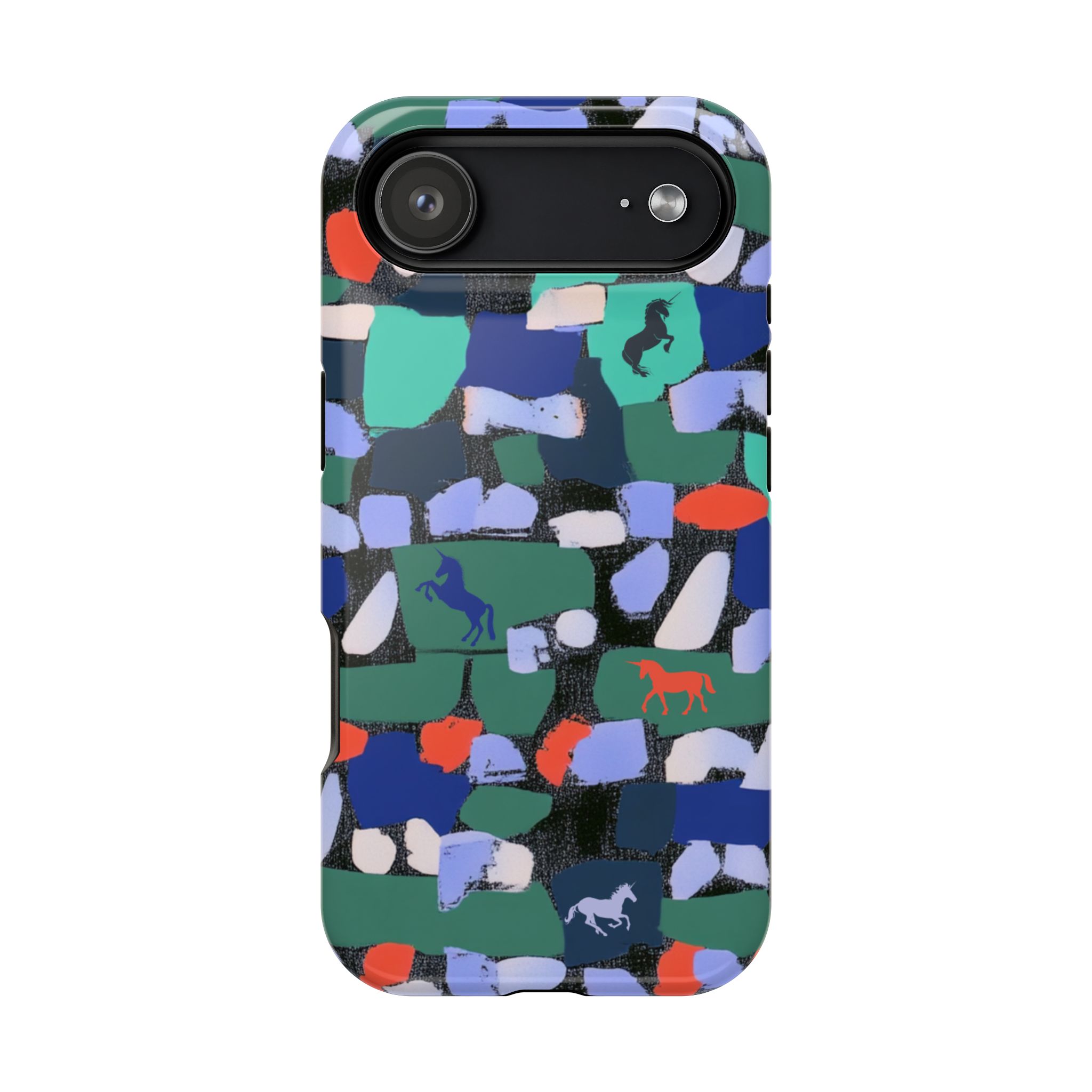 Myth Mosaic – Unicorn Fantasy iPhone Case - Image 131
