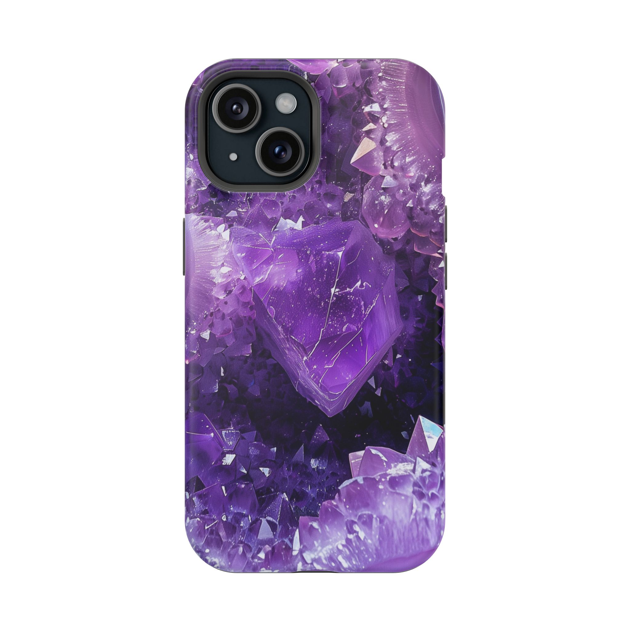 Violet Vice – Amethyst Geode Crystal iPhone Case - Image 19