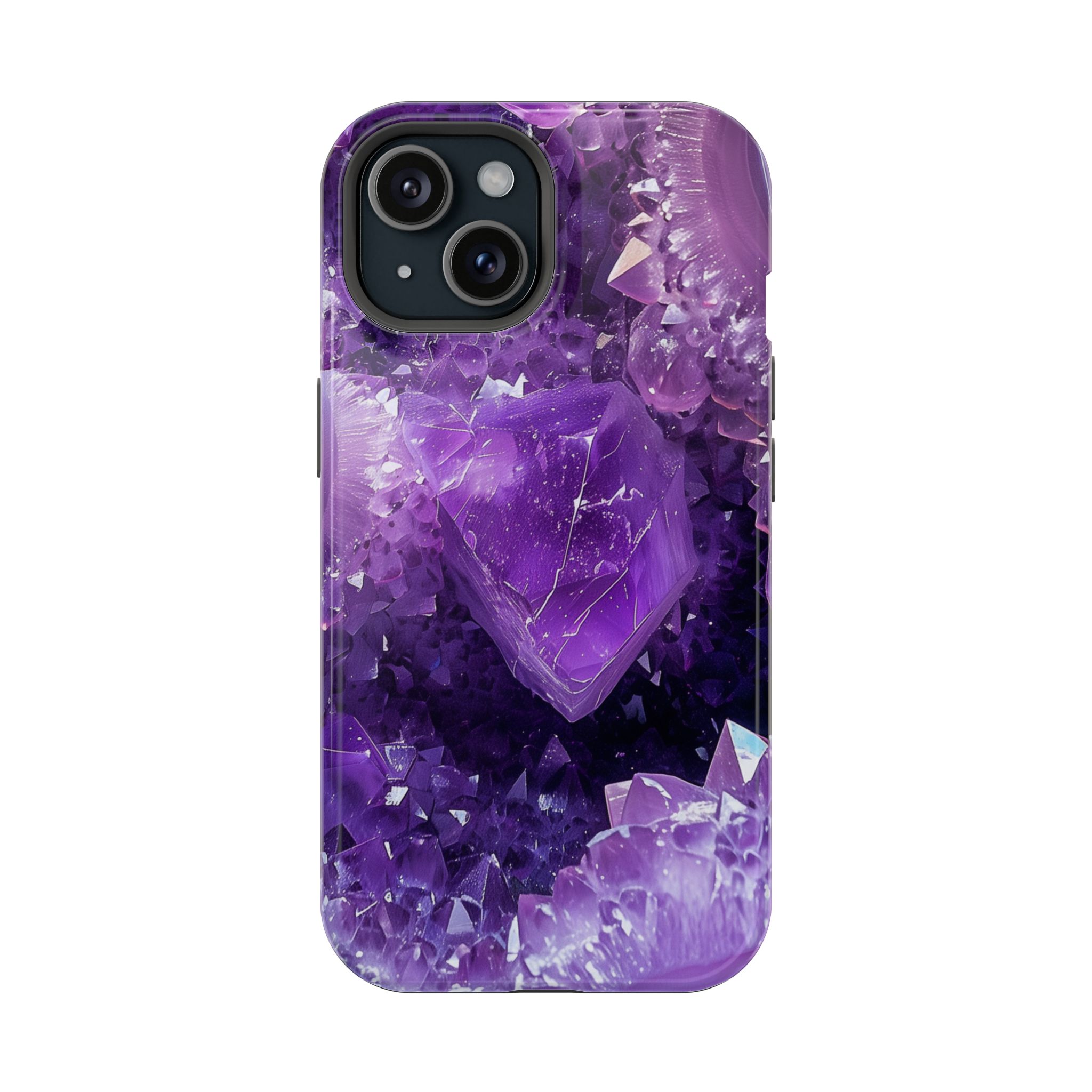 Violet Vice – Amethyst Geode Crystal iPhone Case - Image 18