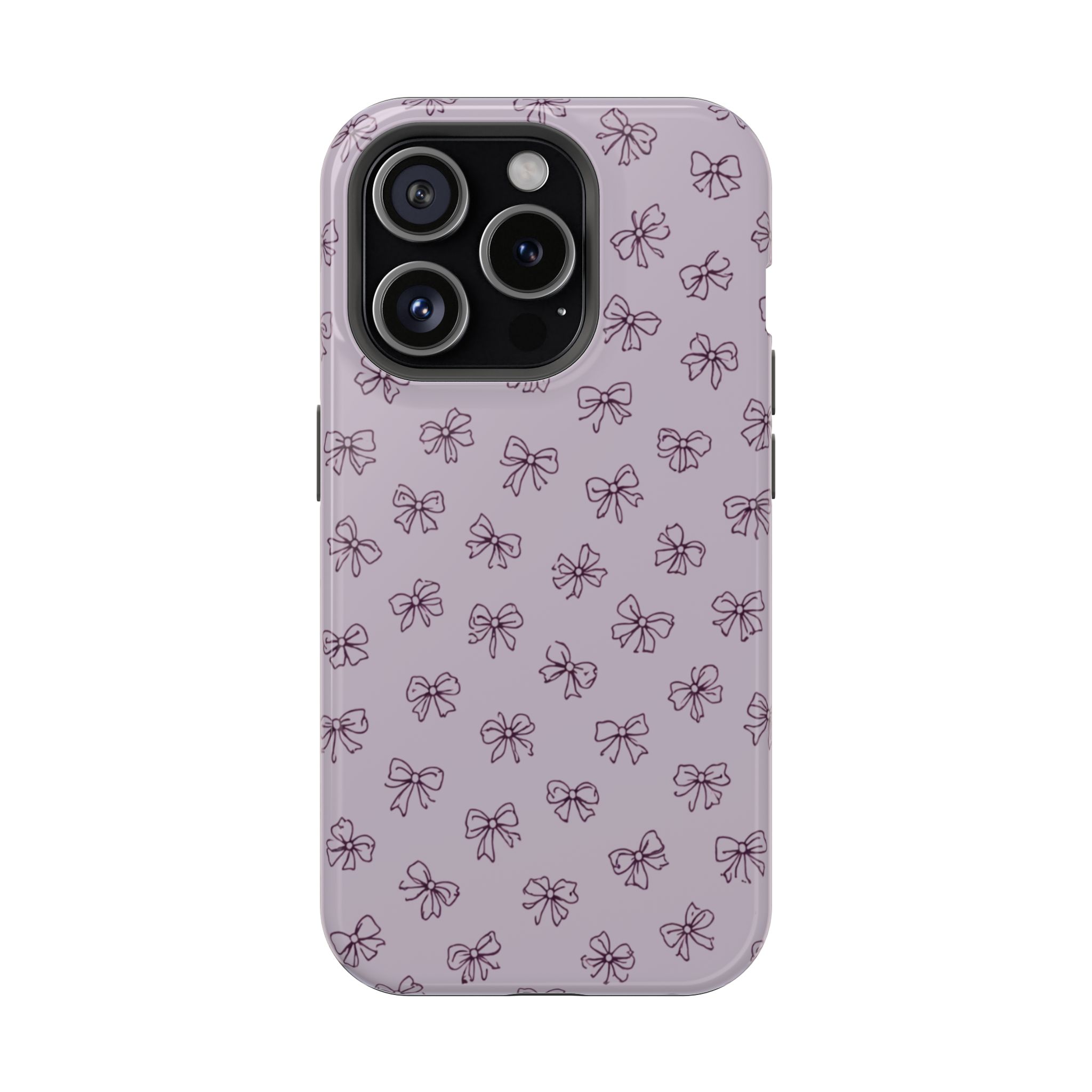 Lilac Bows – Soft Purple Ribbon Pattern iPhone Case - Image 20