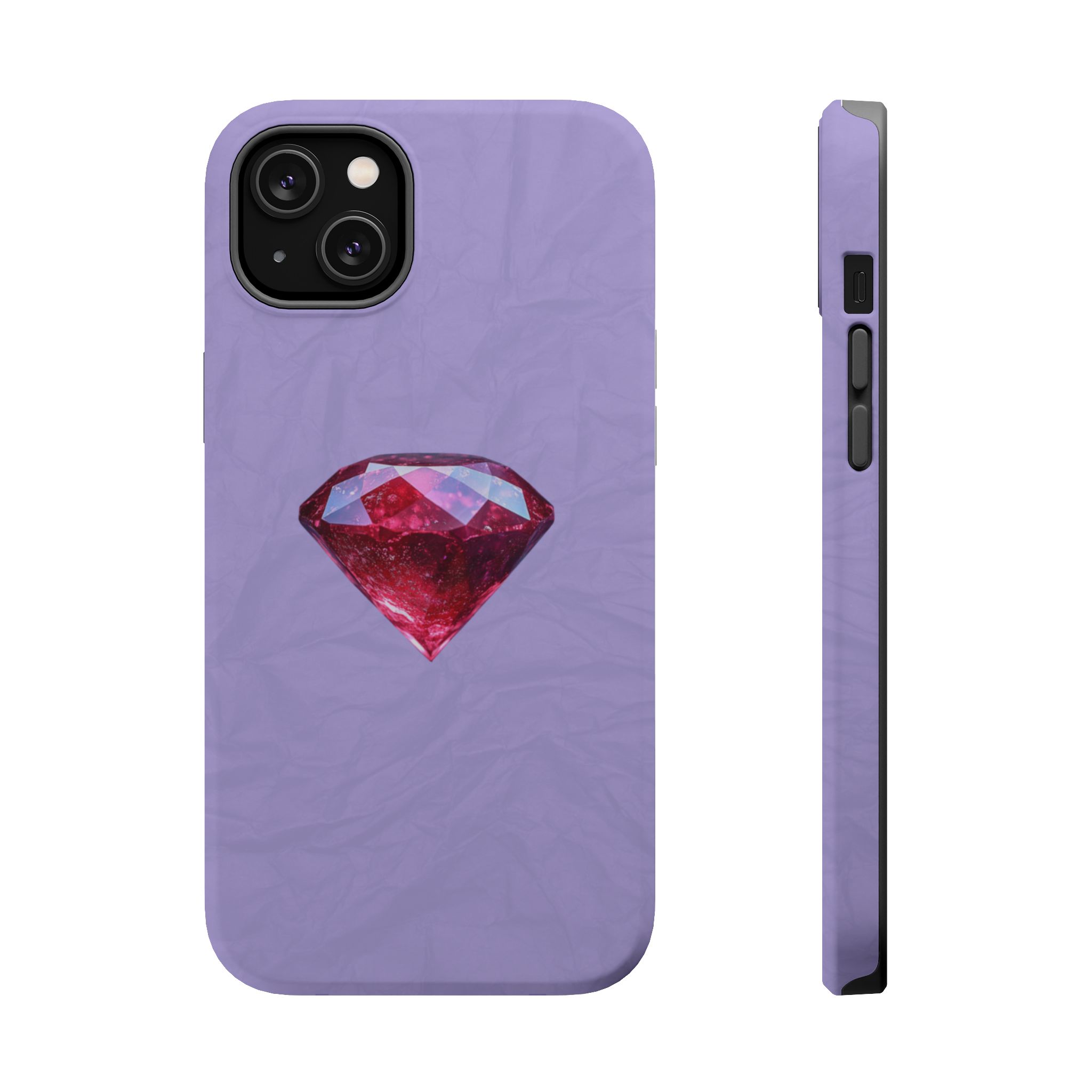 Scarlet Ice – Ruby Diamond iPhone Case - Image 7