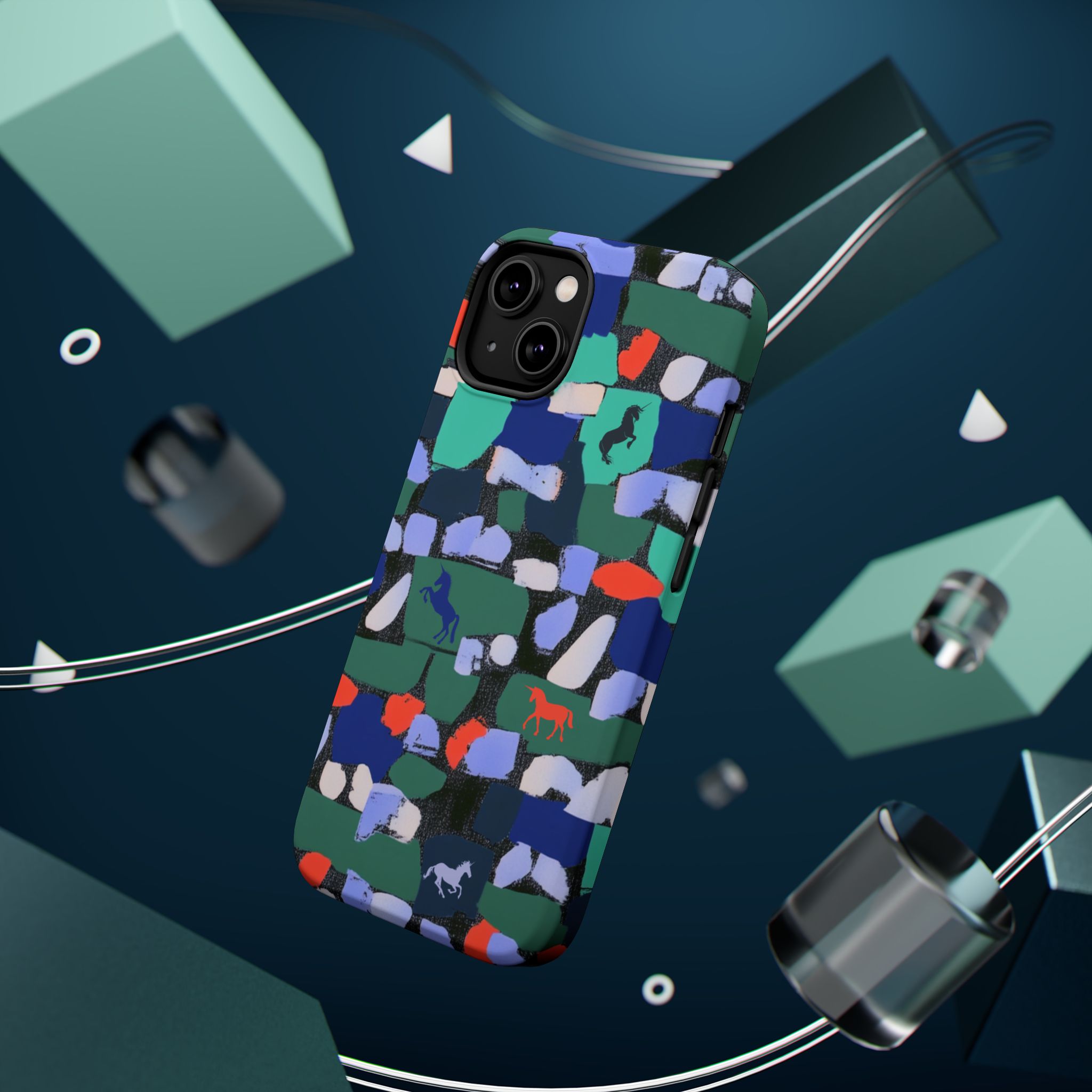 Myth Mosaic – Unicorn Fantasy iPhone Case - Image 8