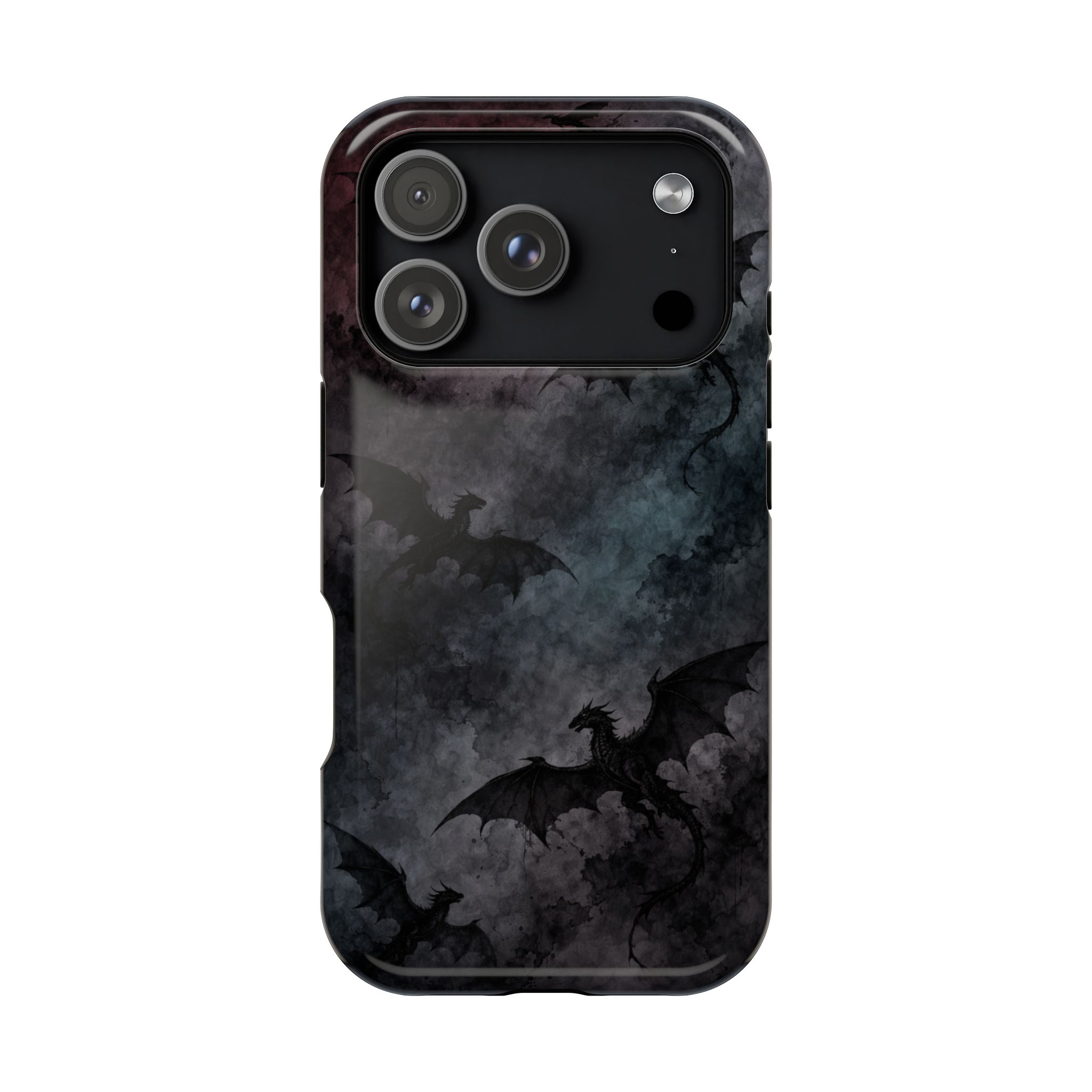 Shadow Flight – Dark Dragon Gothic iPhone Case - Image 37