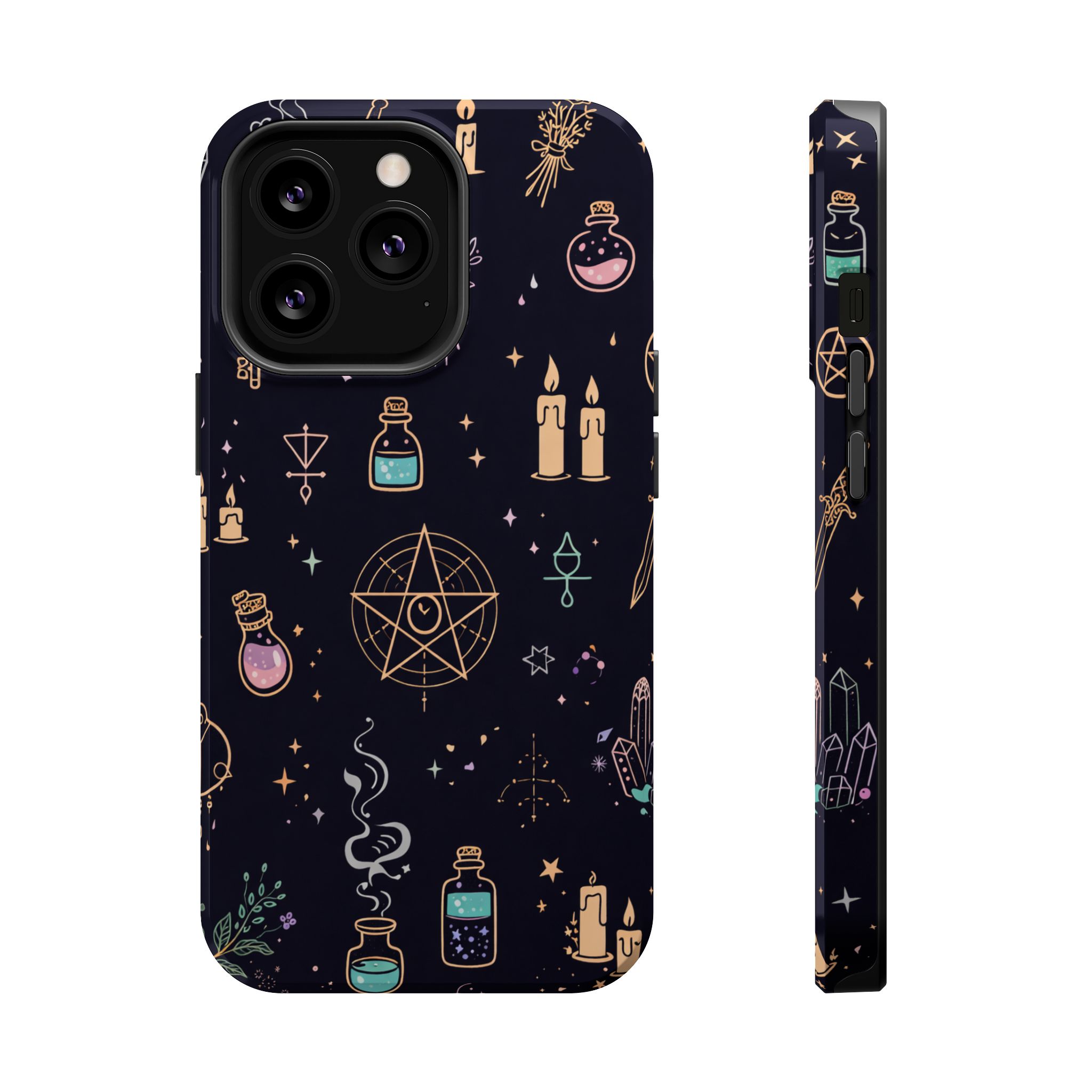 Coven Symbols – Witchcraft Icons Magic iPhone Case - Image 14