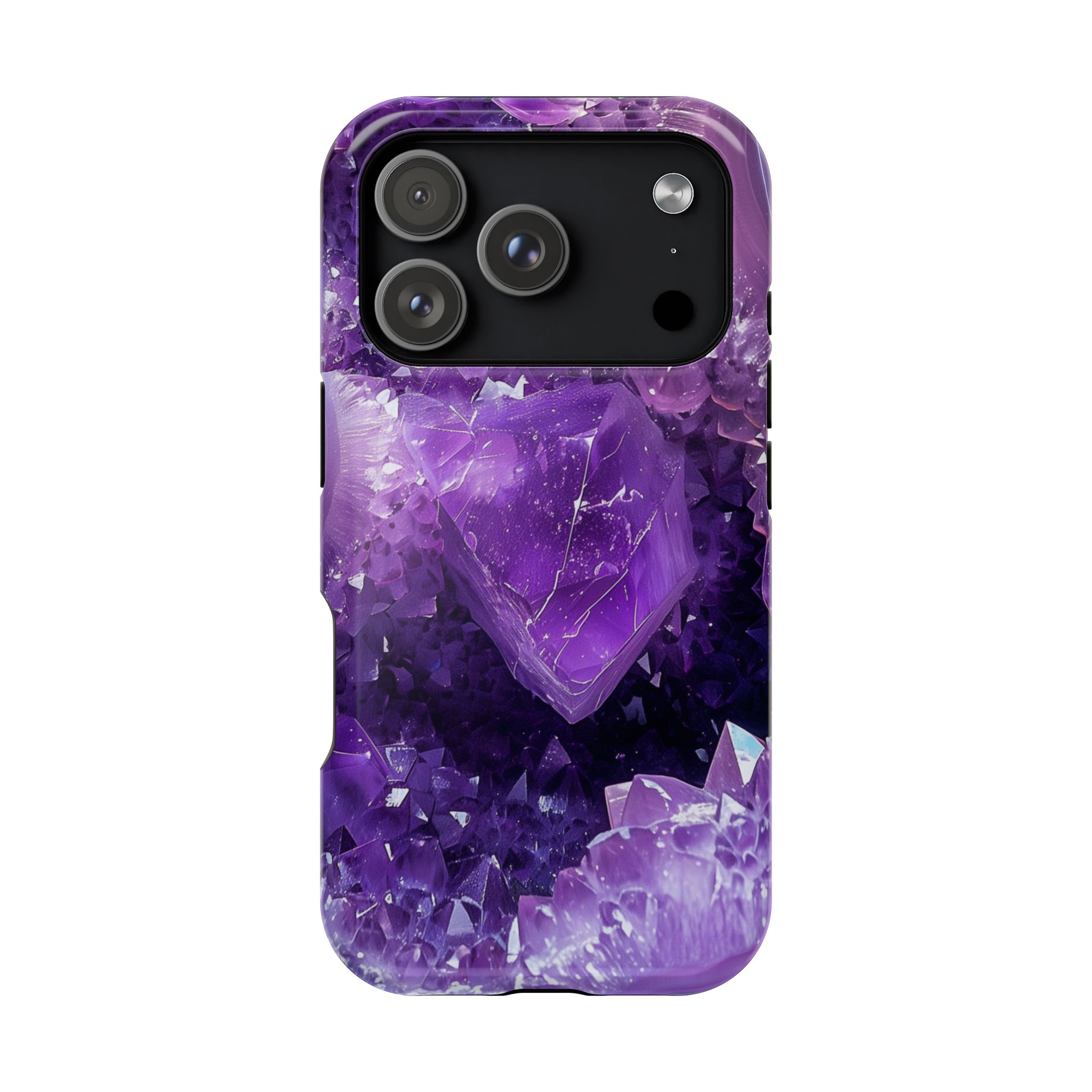 Violet Vice – Amethyst Geode Crystal iPhone Case - Image 37
