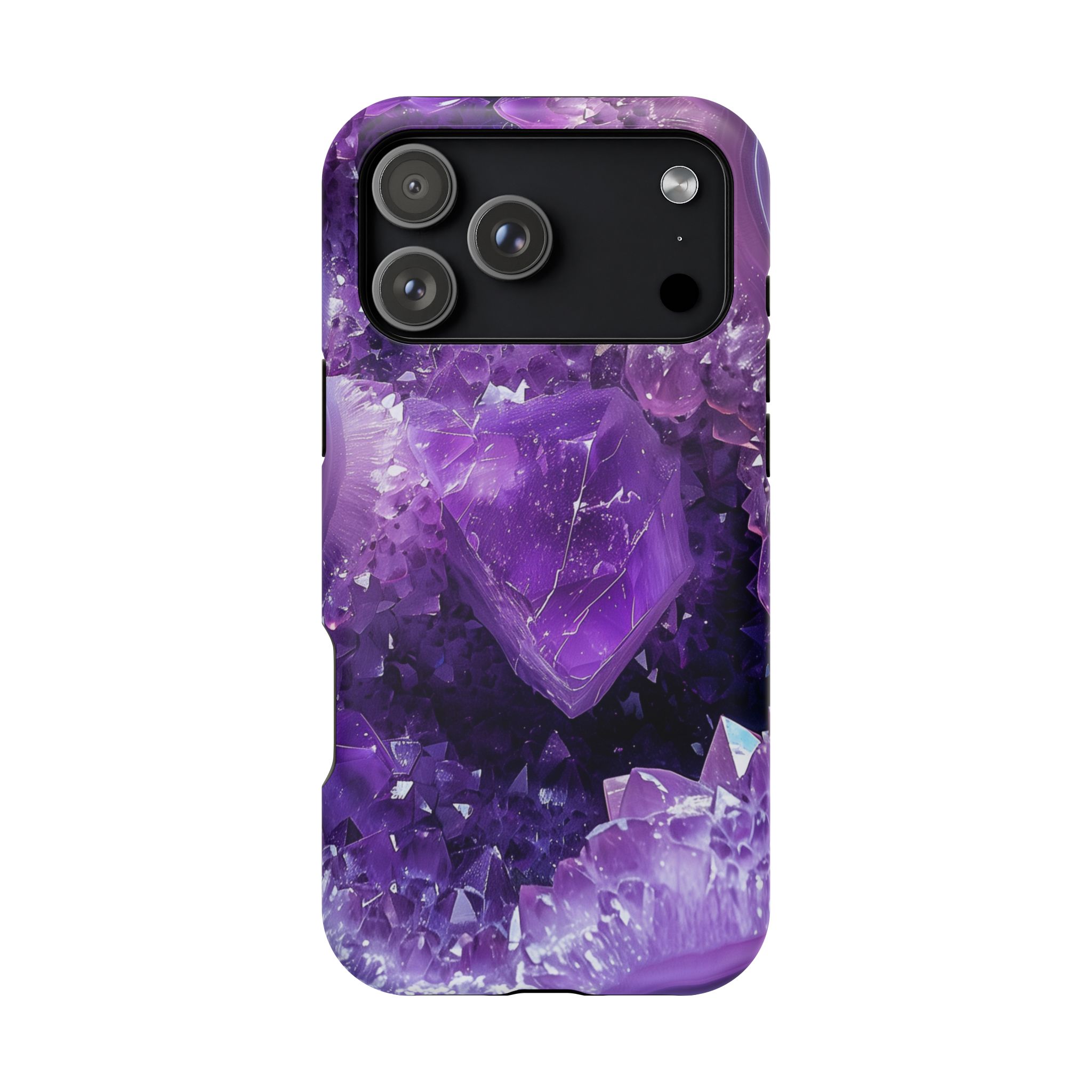 Violet Vice – Amethyst Geode Crystal iPhone Case - Image 40