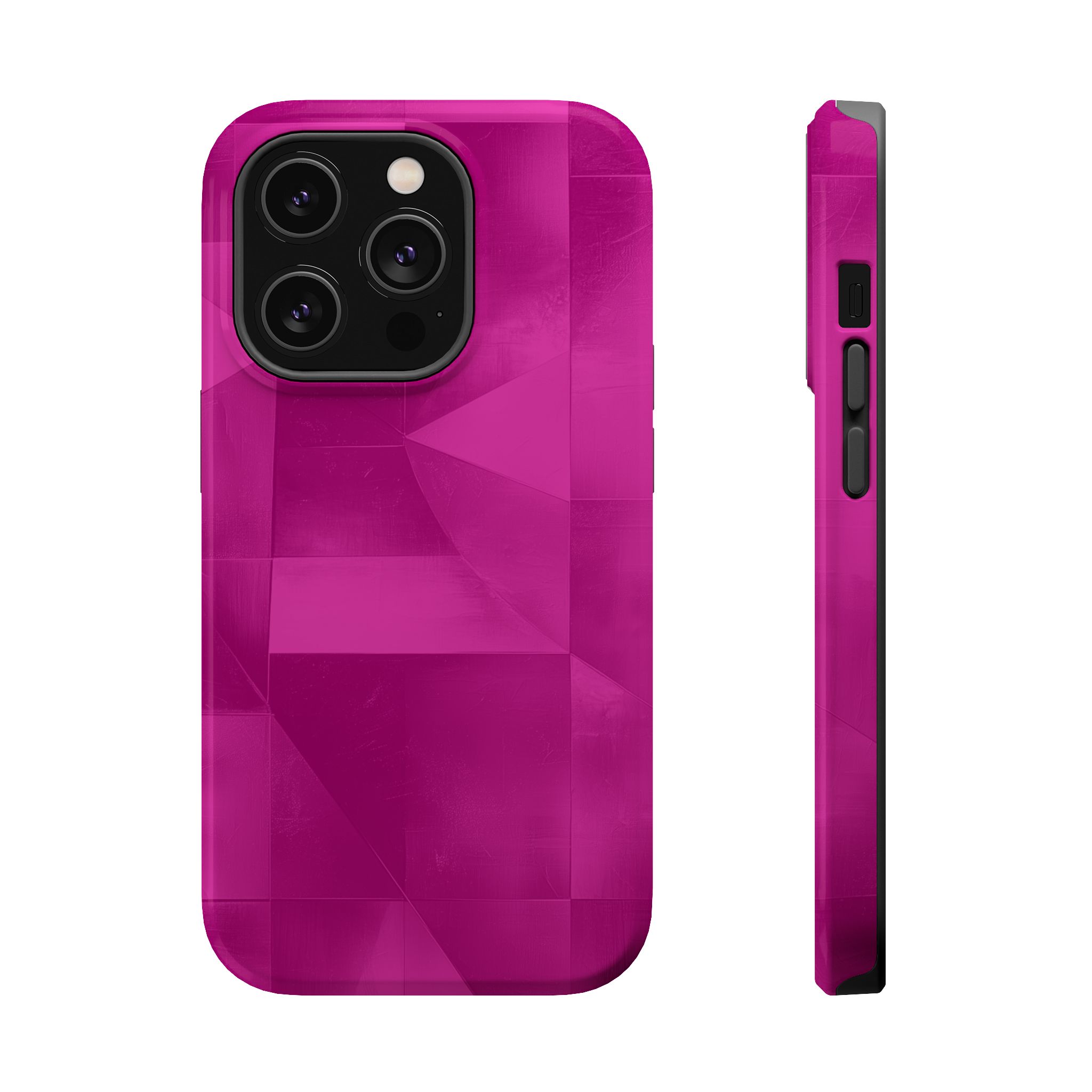 Vivid Orchid – Neon Pink iPhone Case - Image 4