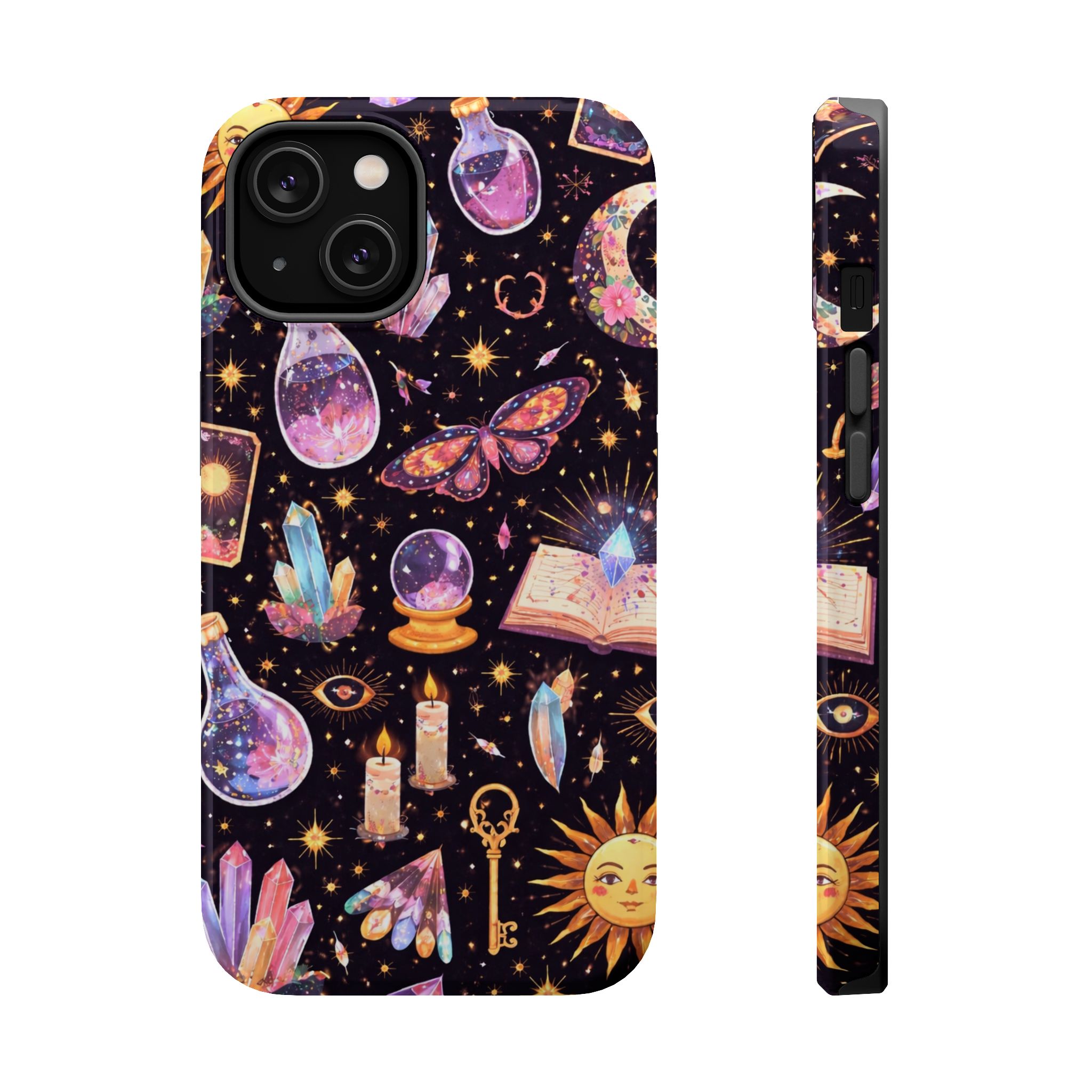 Cosmic Alchemy – Mystical Celestial Magic iPhone Case - Image 2
