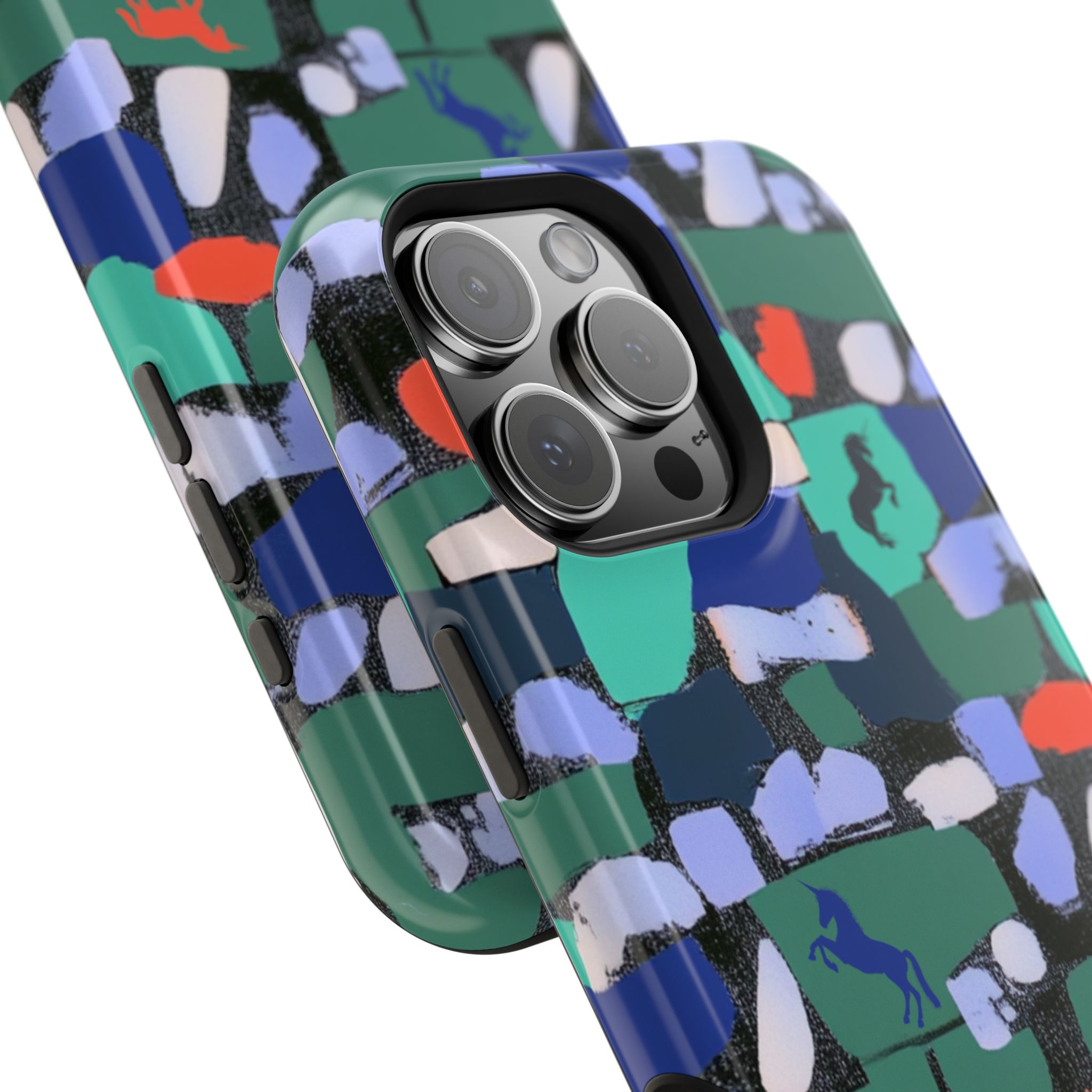 Myth Mosaic – Unicorn Fantasy iPhone Case - Image 124
