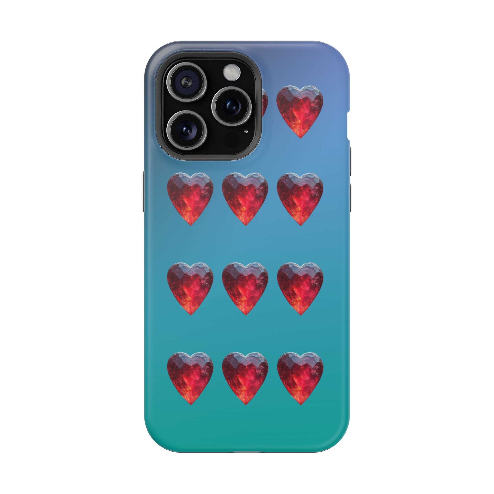 Scarlet Love – Ruby Heart Gems Love iPhone Case - Image 25