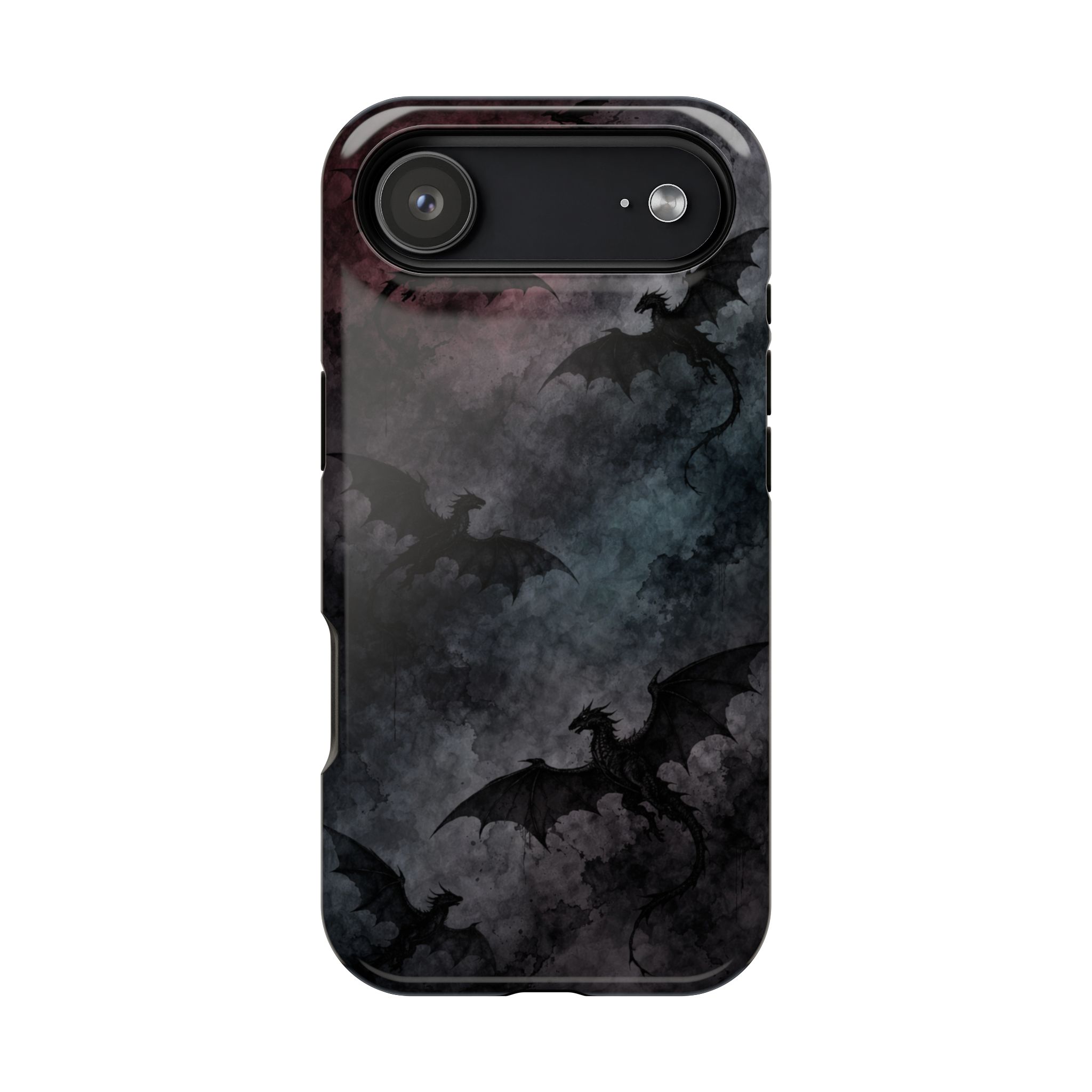Shadow Flight – Dark Dragon Gothic iPhone Case - Image 35