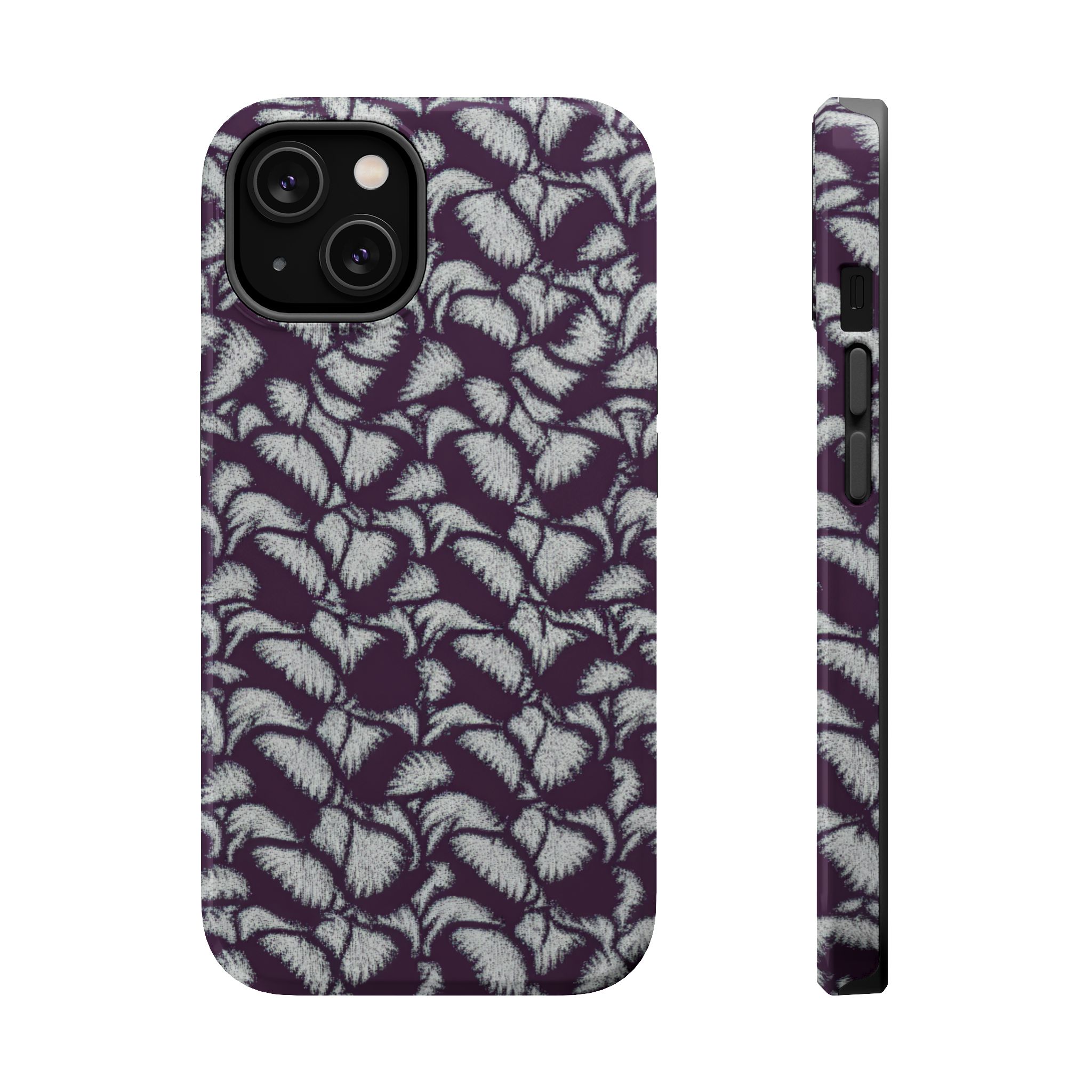 Violetta – Plum Bloom Designer iPhone Case - Image 2