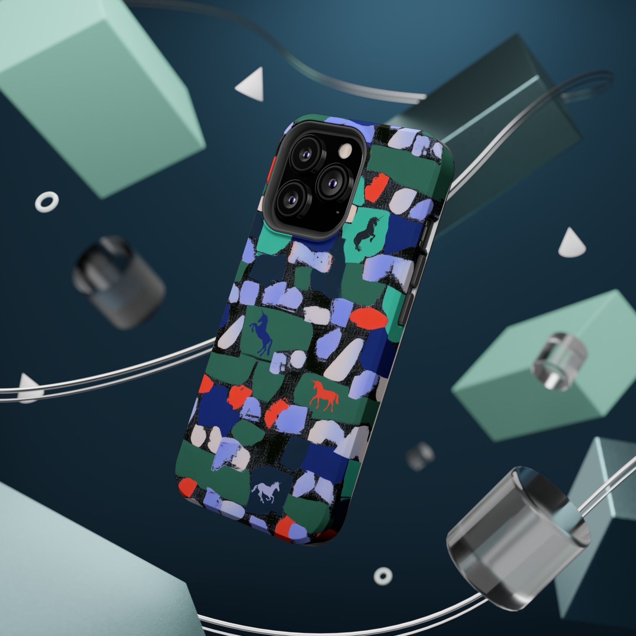 Myth Mosaic – Unicorn Fantasy iPhone Case - Image 52