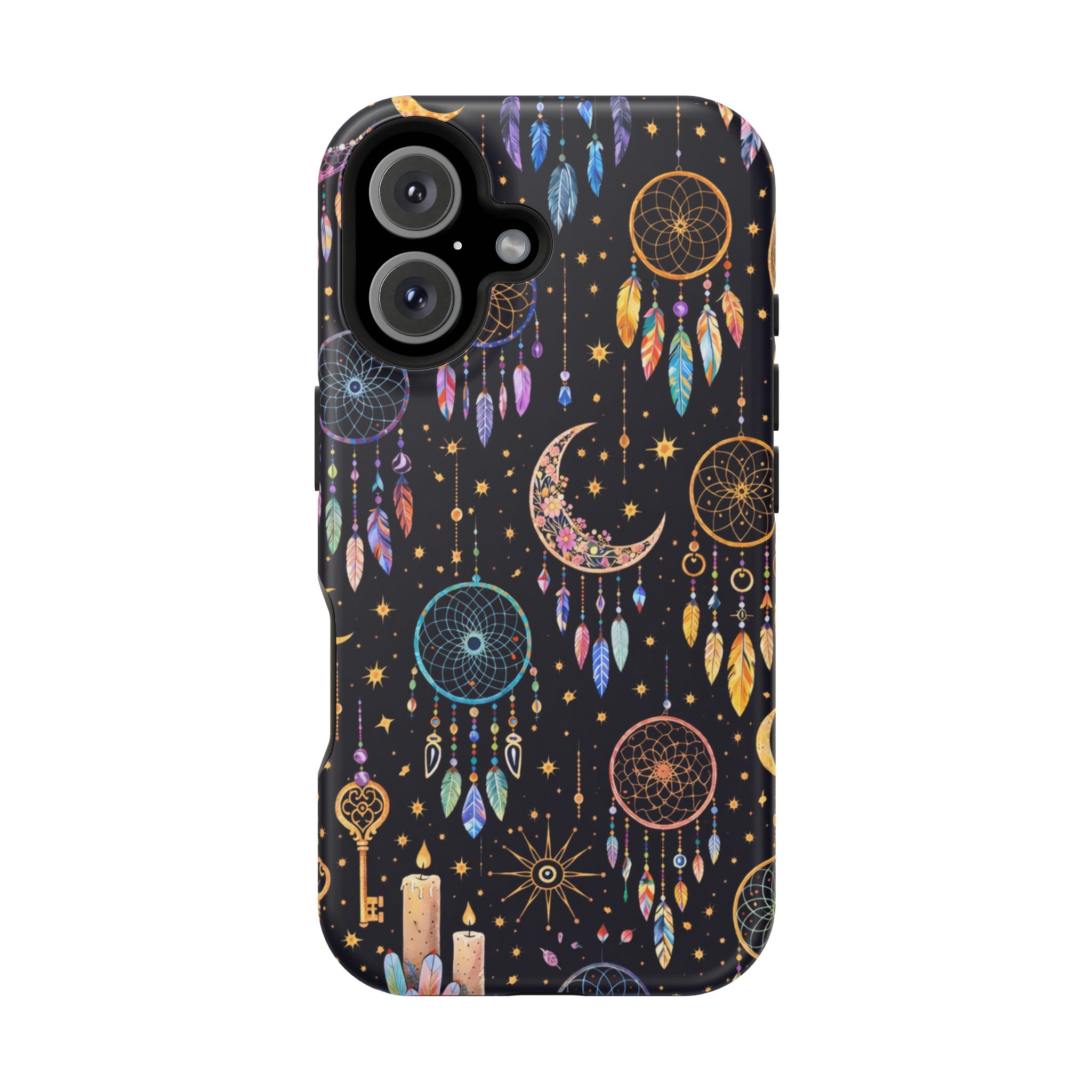 Celestial Dreams – Lunar Dream Catcher Magic iPhone Case - Image 27