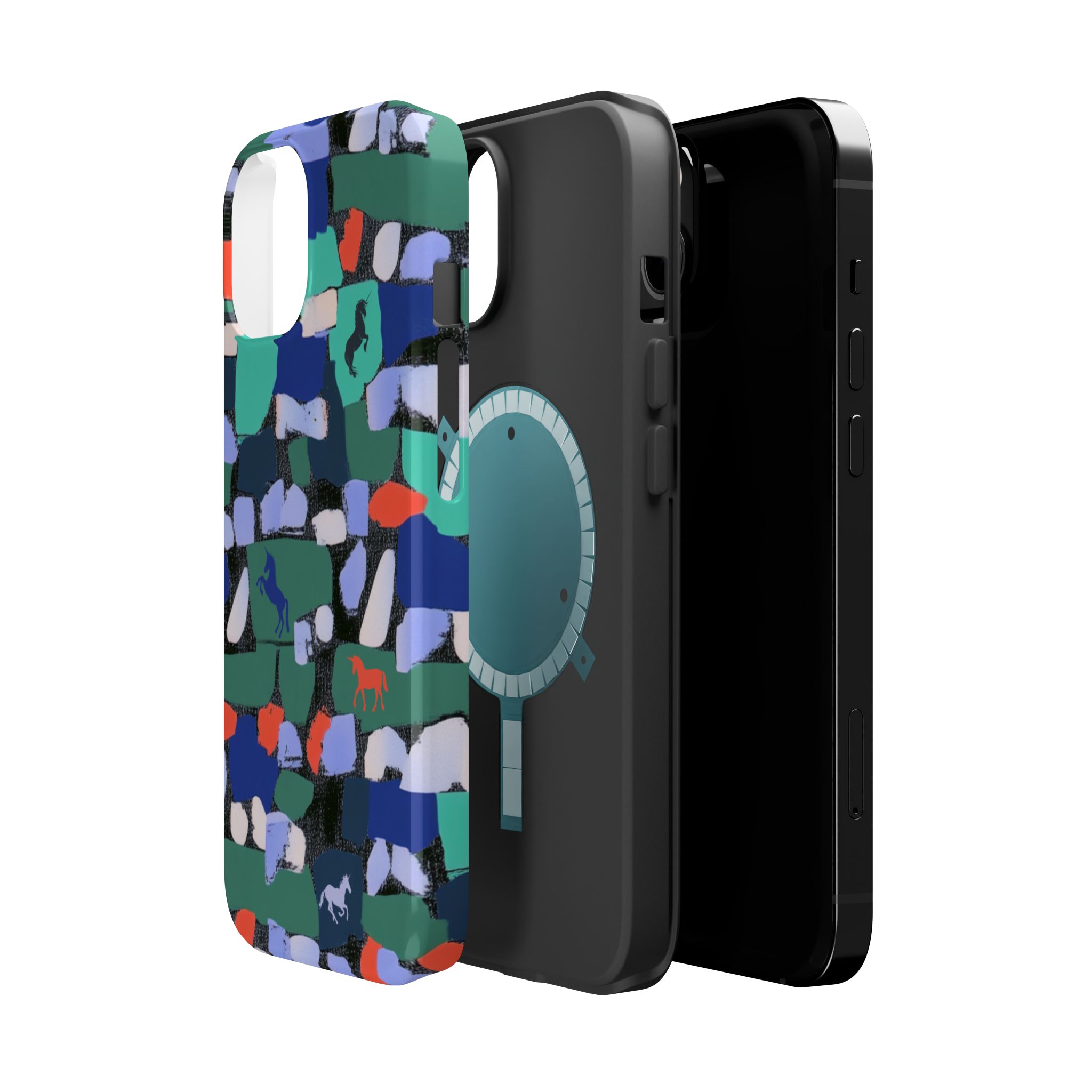 Myth Mosaic – Unicorn Fantasy iPhone Case - Image 3