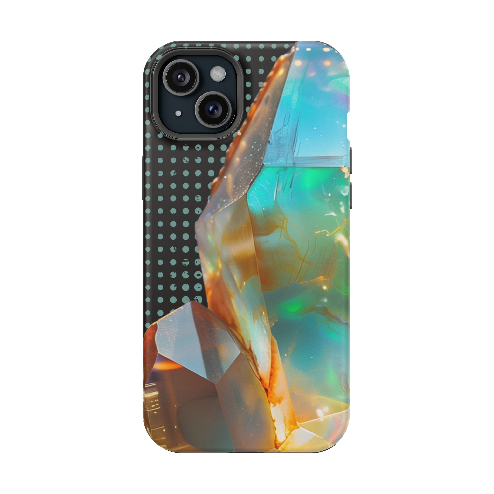 Prism Aura – Opal Iridescent Crystal Glow iPhone Case - Image 23