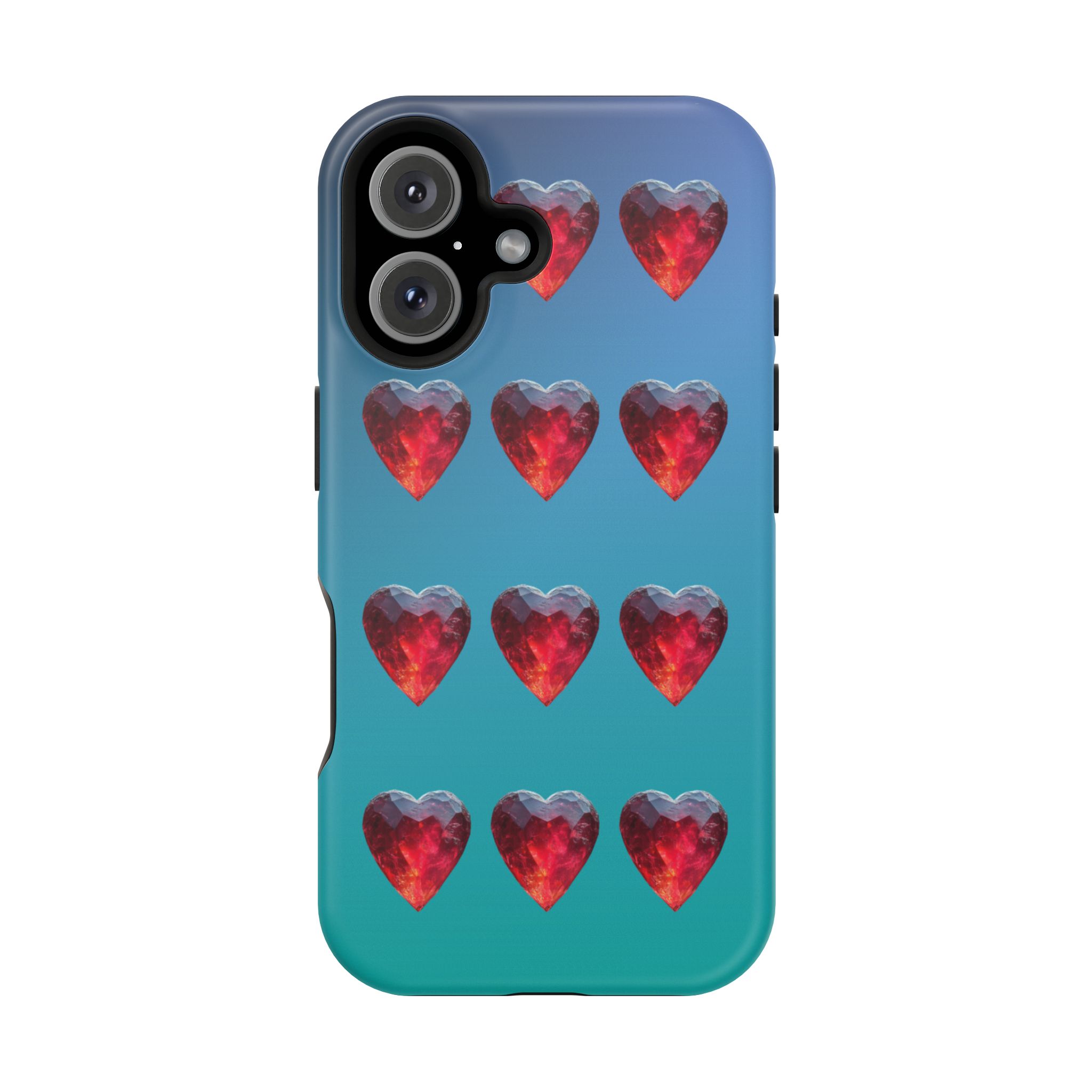 Scarlet Love – Ruby Heart Gems Love iPhone Case - Image 27