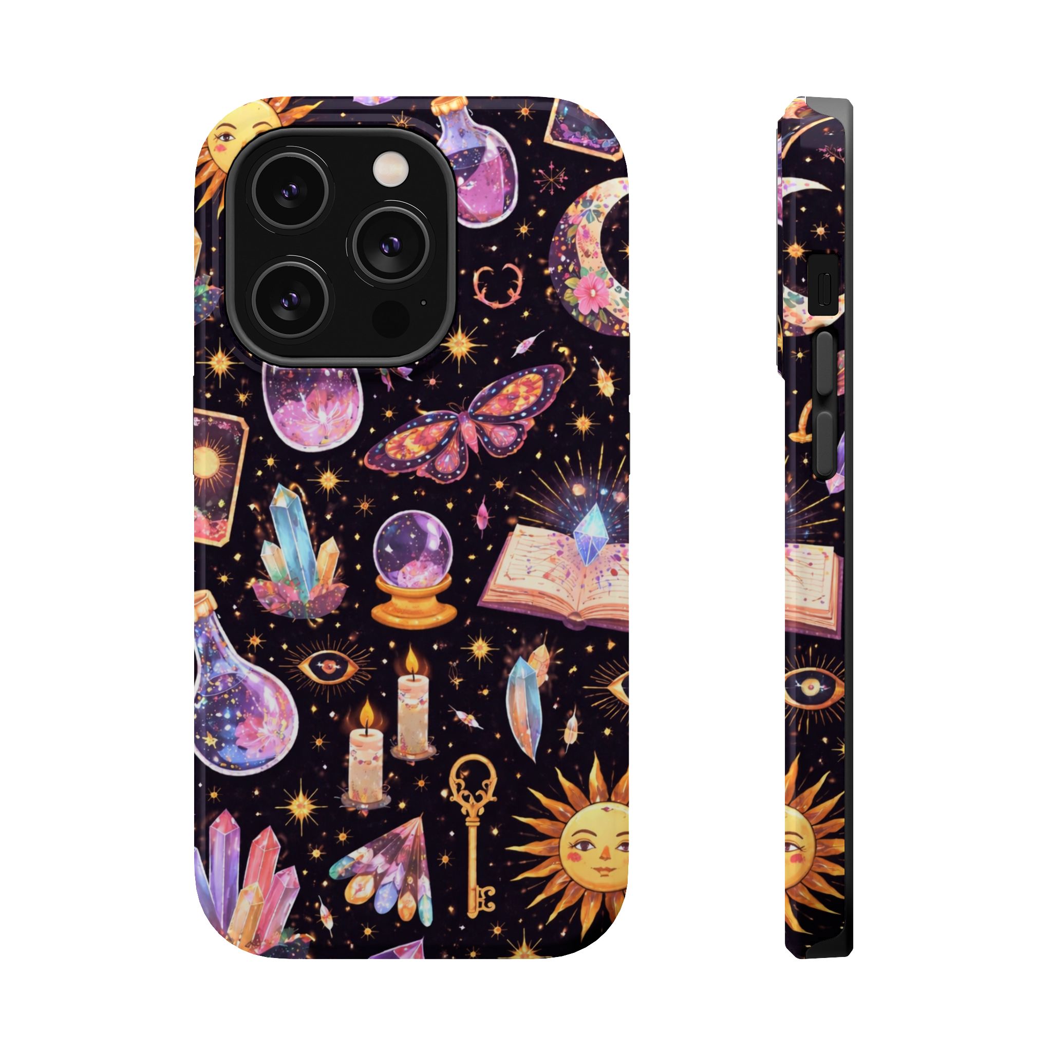 Cosmic Alchemy – Mystical Celestial Magic iPhone Case - Image 4