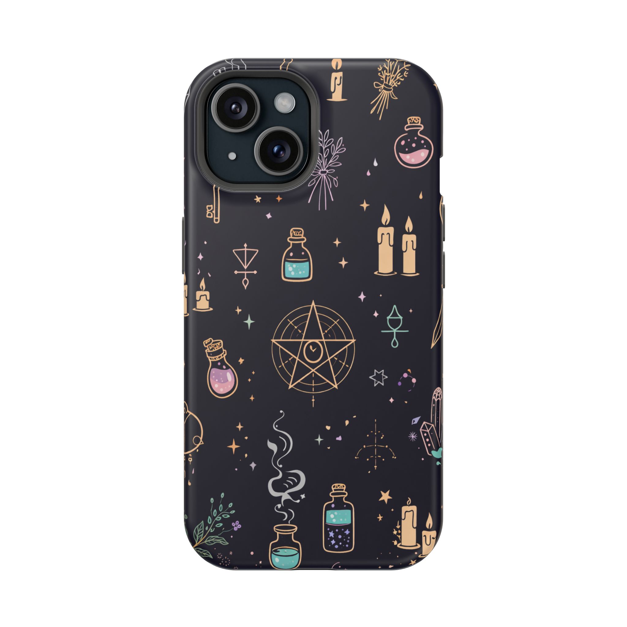 Coven Symbols – Witchcraft Icons Magic iPhone Case - Image 19